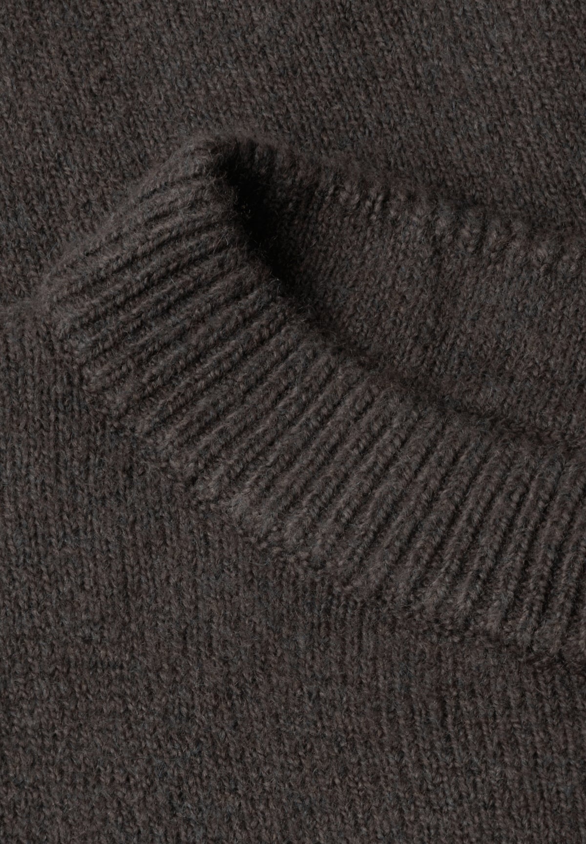 Street One - Langarm Pullover mit Boat Neck - Farbe: black coffee mel.