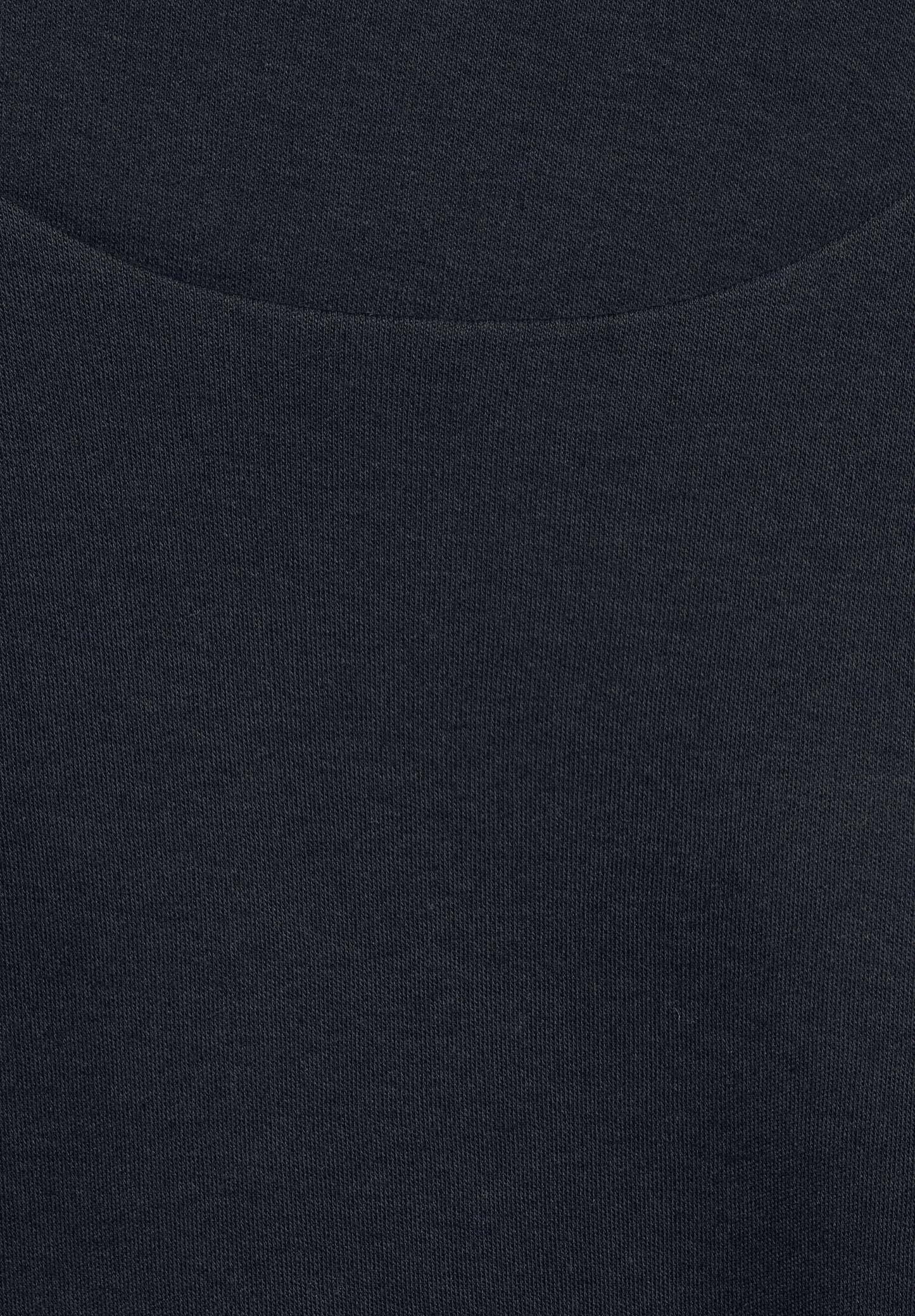 Street One - Shirt in Unifarbe - dunkelblau