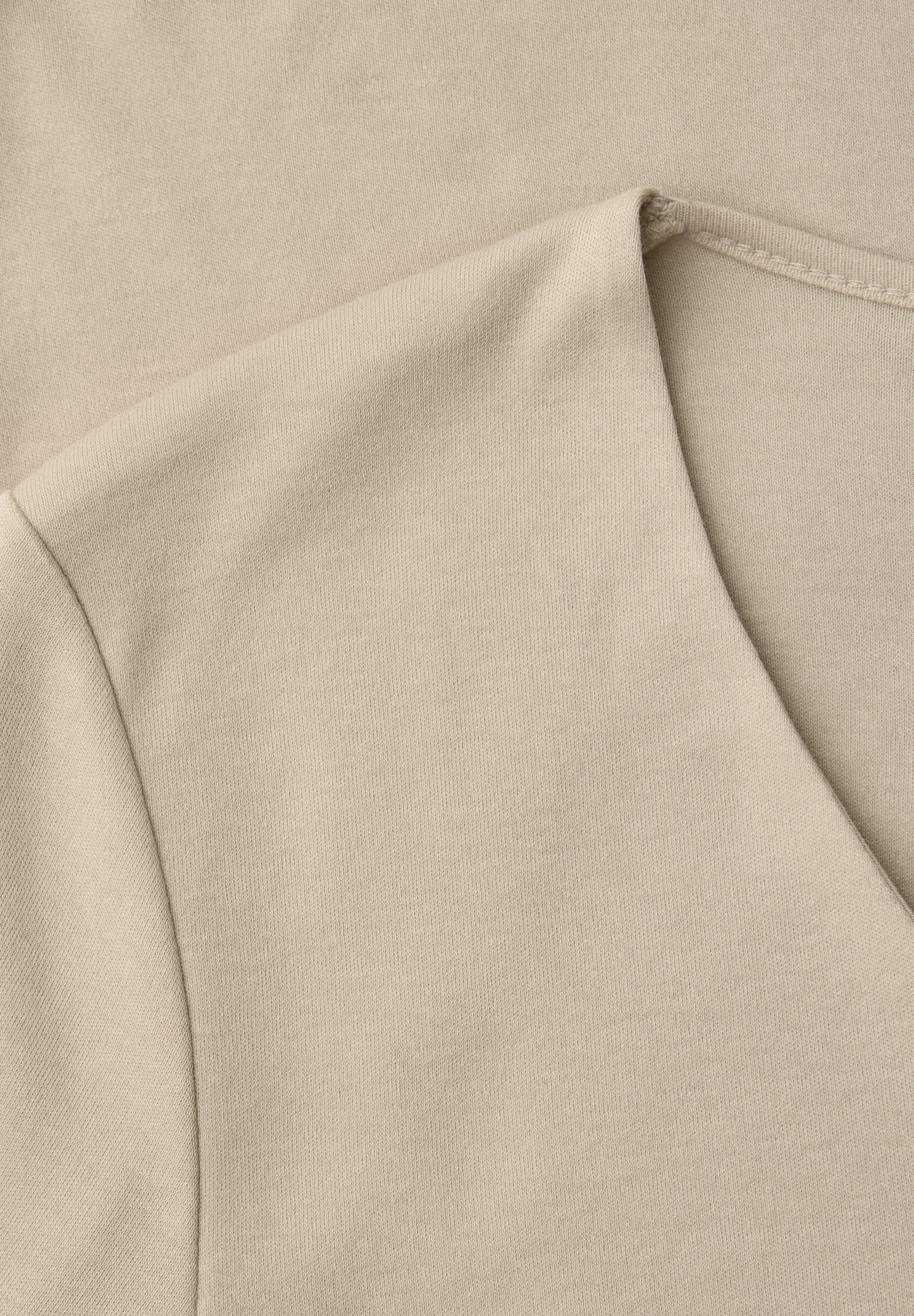 Street One - Basic T-Shirt mit blickdichter Front - Farbe: cotton beige