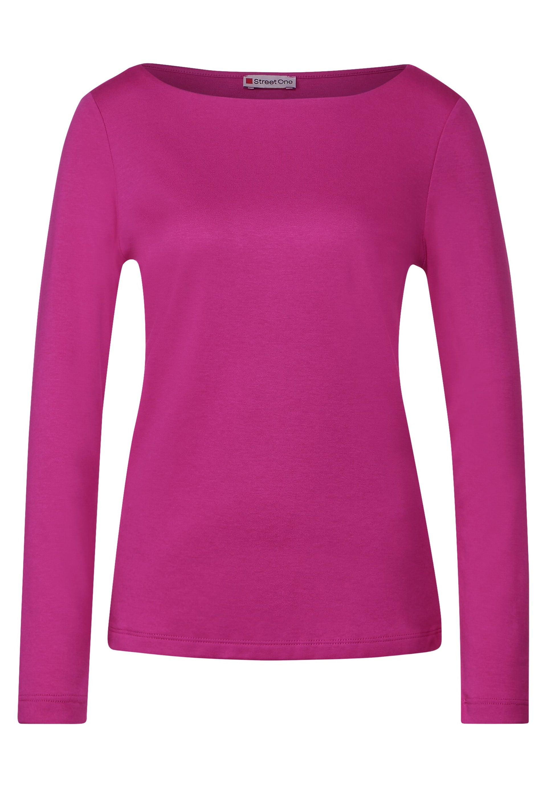 Street One – Softes cozy pink bright - Langarmshirt - TWISTY Mode
