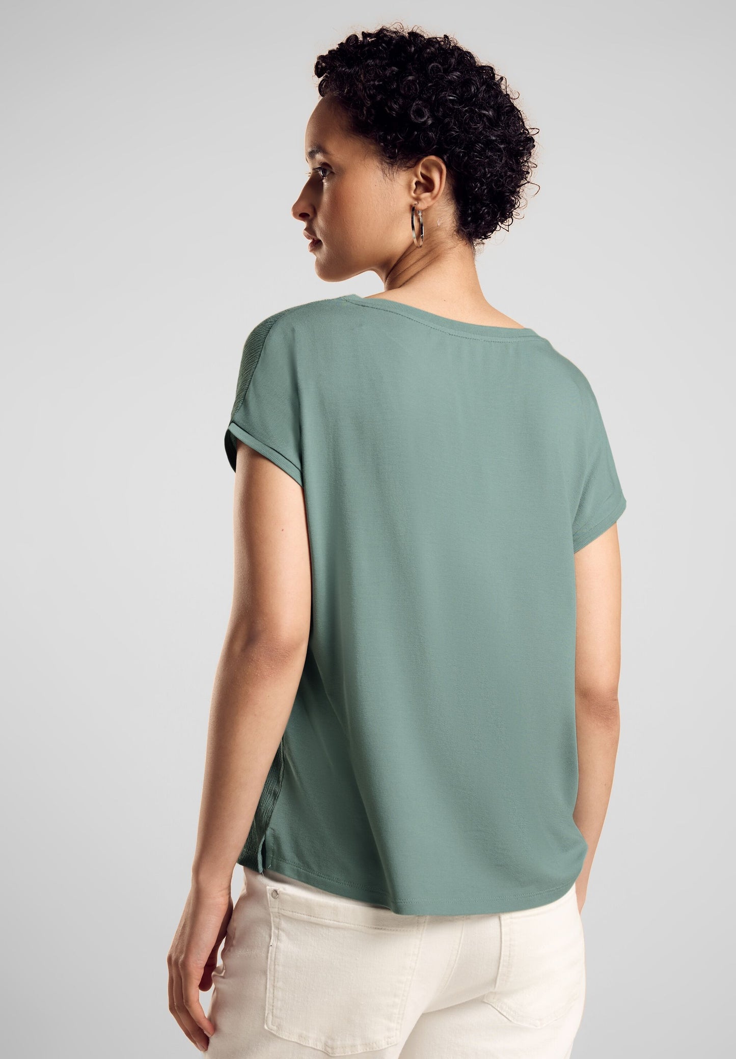 Street One - Struktumix-T-Shirt - seafoam green