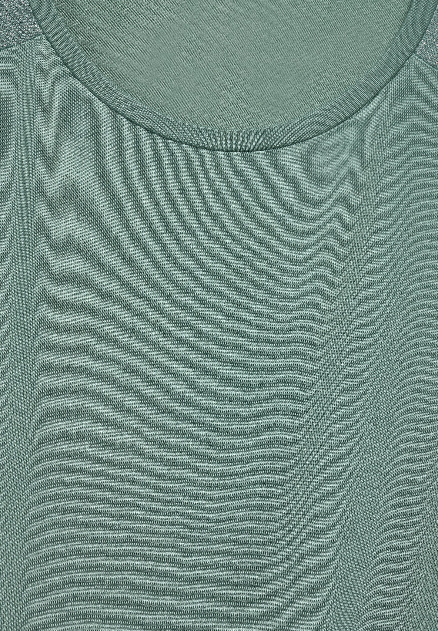 Street One T-Shirt mit Glanz-Detail - Farbe: grün