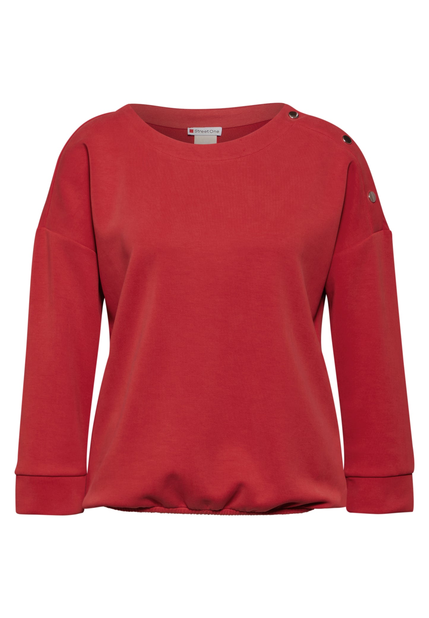 Street One Shirt im Silk Look - Farbe: rot