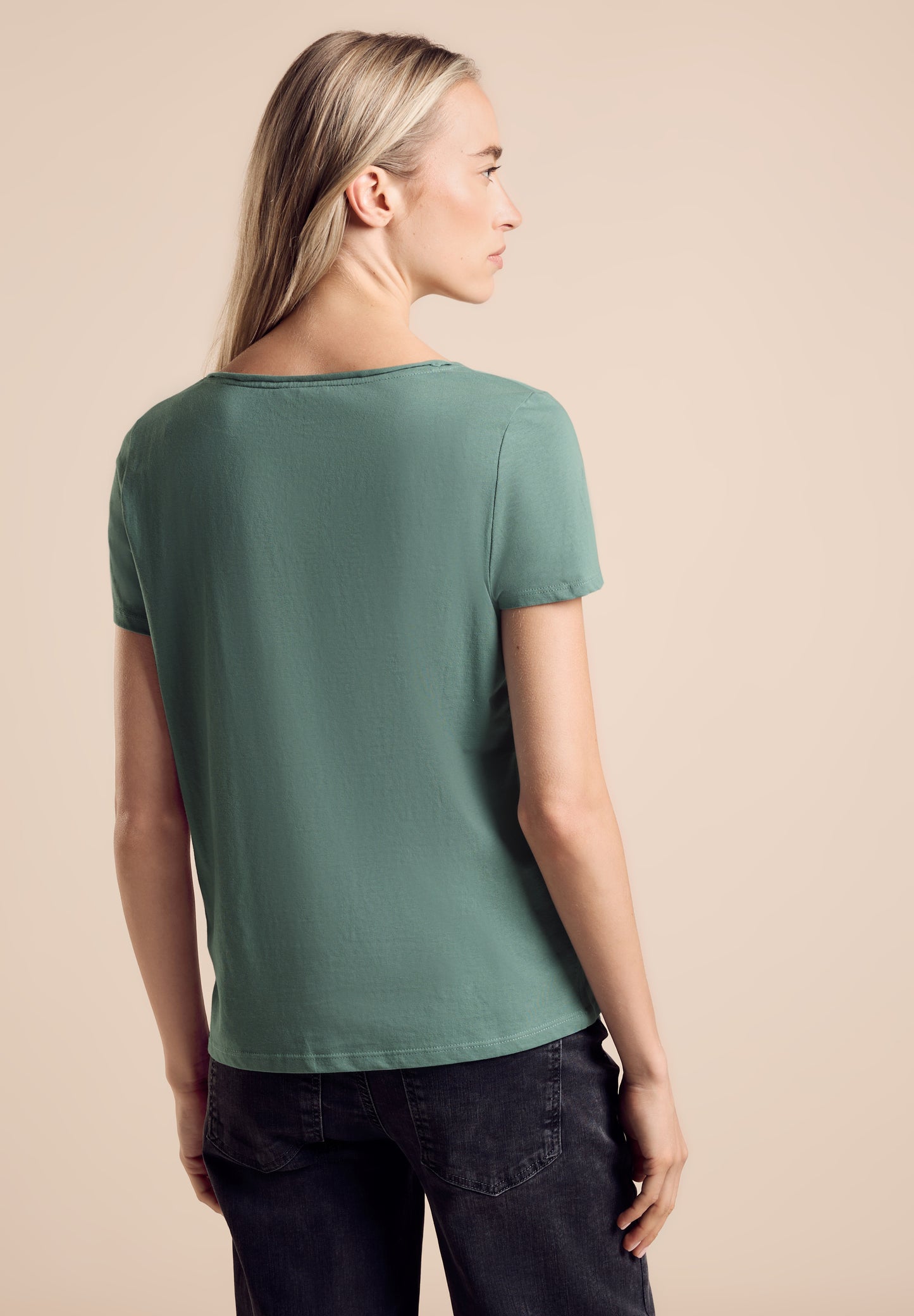 Street One T-Shirt mit Print - Farbe: seafoam green