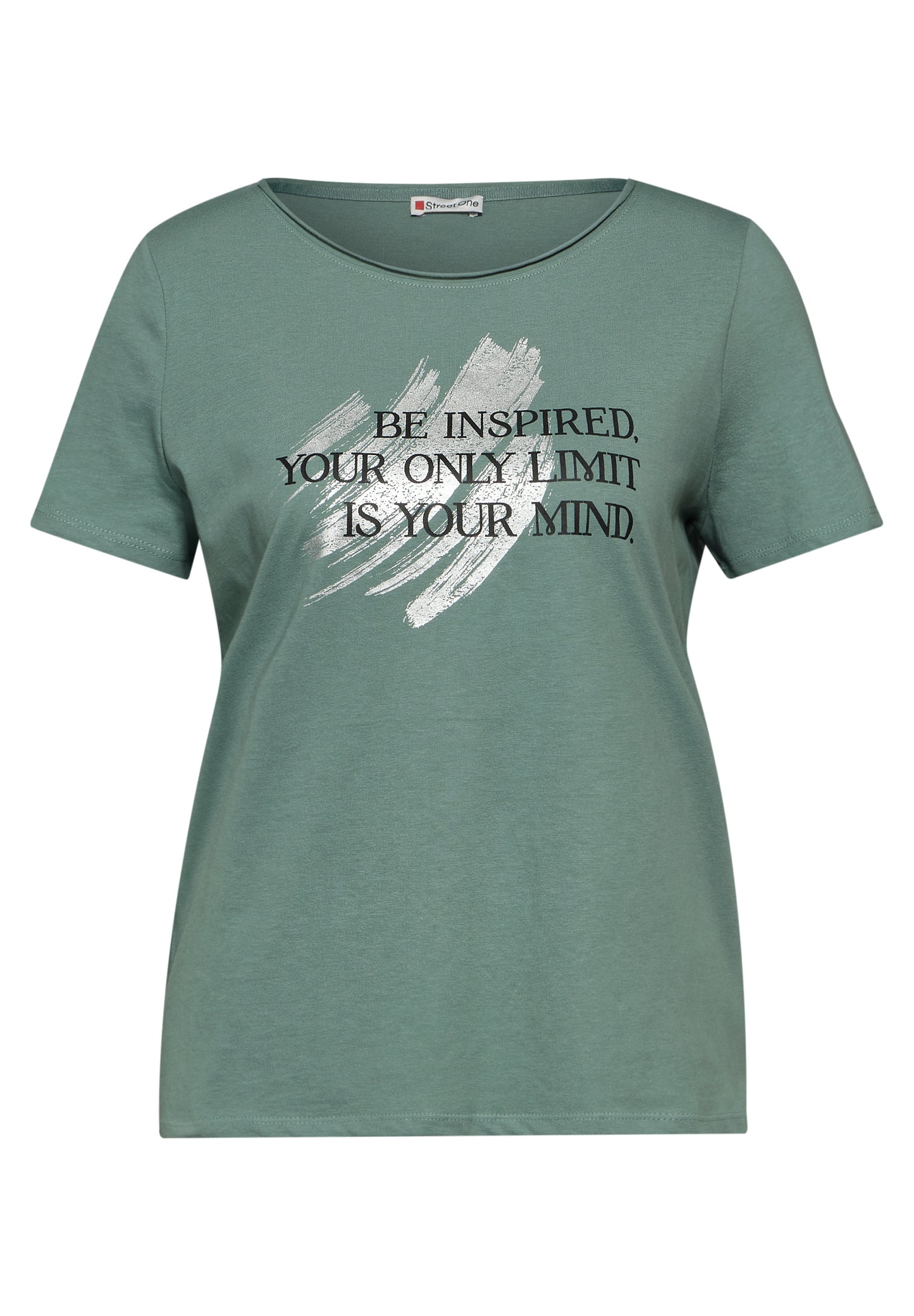 Street One T-Shirt mit Print - Farbe: seafoam green