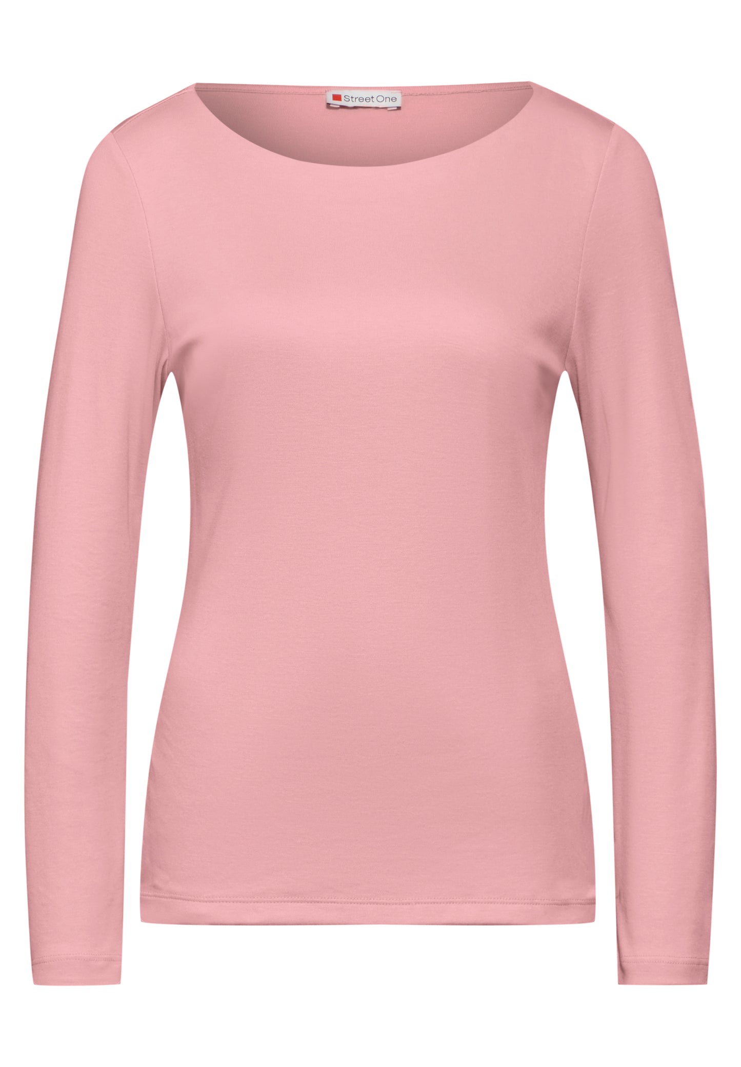 Street One Shirt mit U-Boot-Ausschnitt - Farbe: rosa