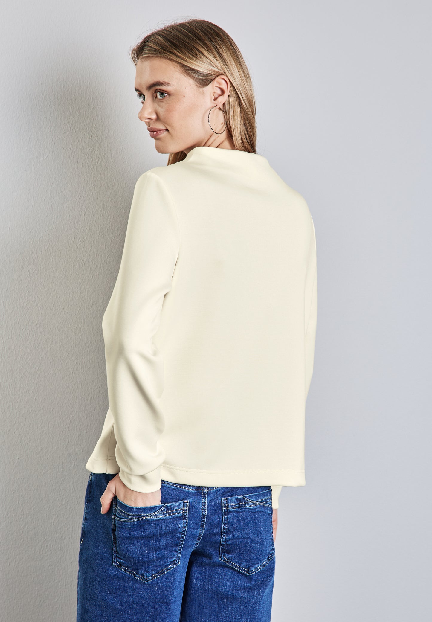 Street One Damen Shirt in Ecru