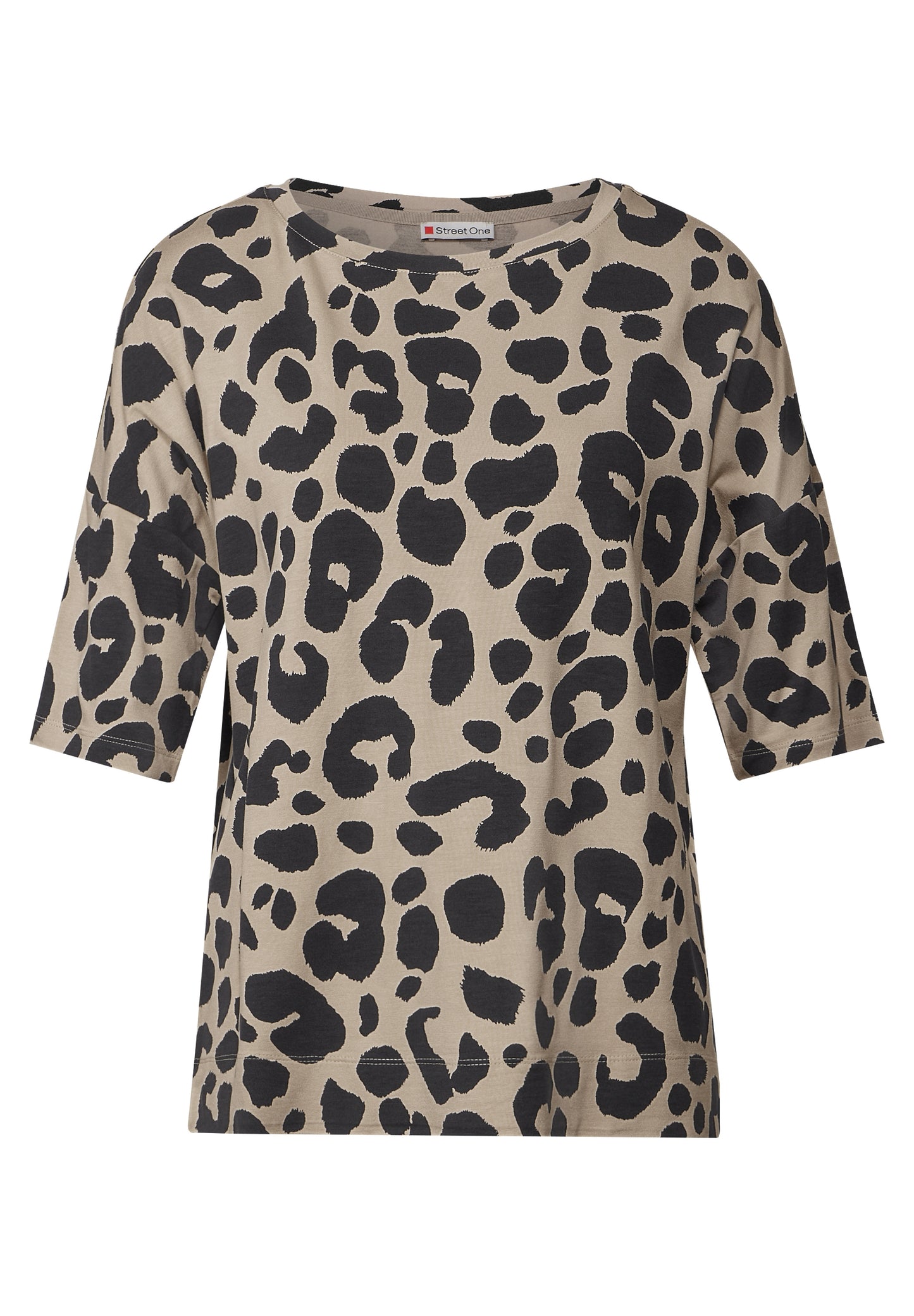 Street One Leo-T-Shirt - Farbe: coastal beige
