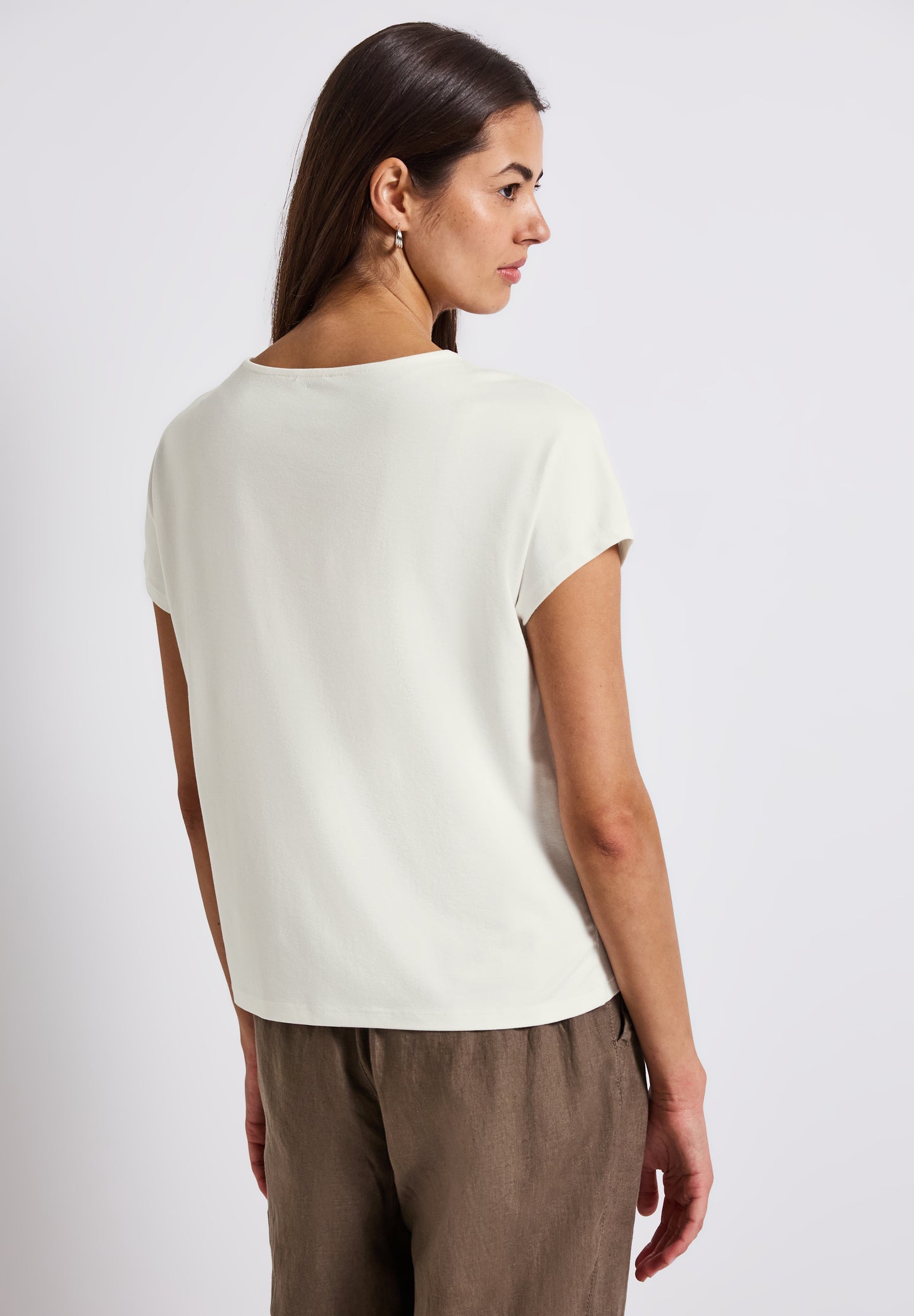 Street One Shirt mit Cut-Out - Farbe: off white