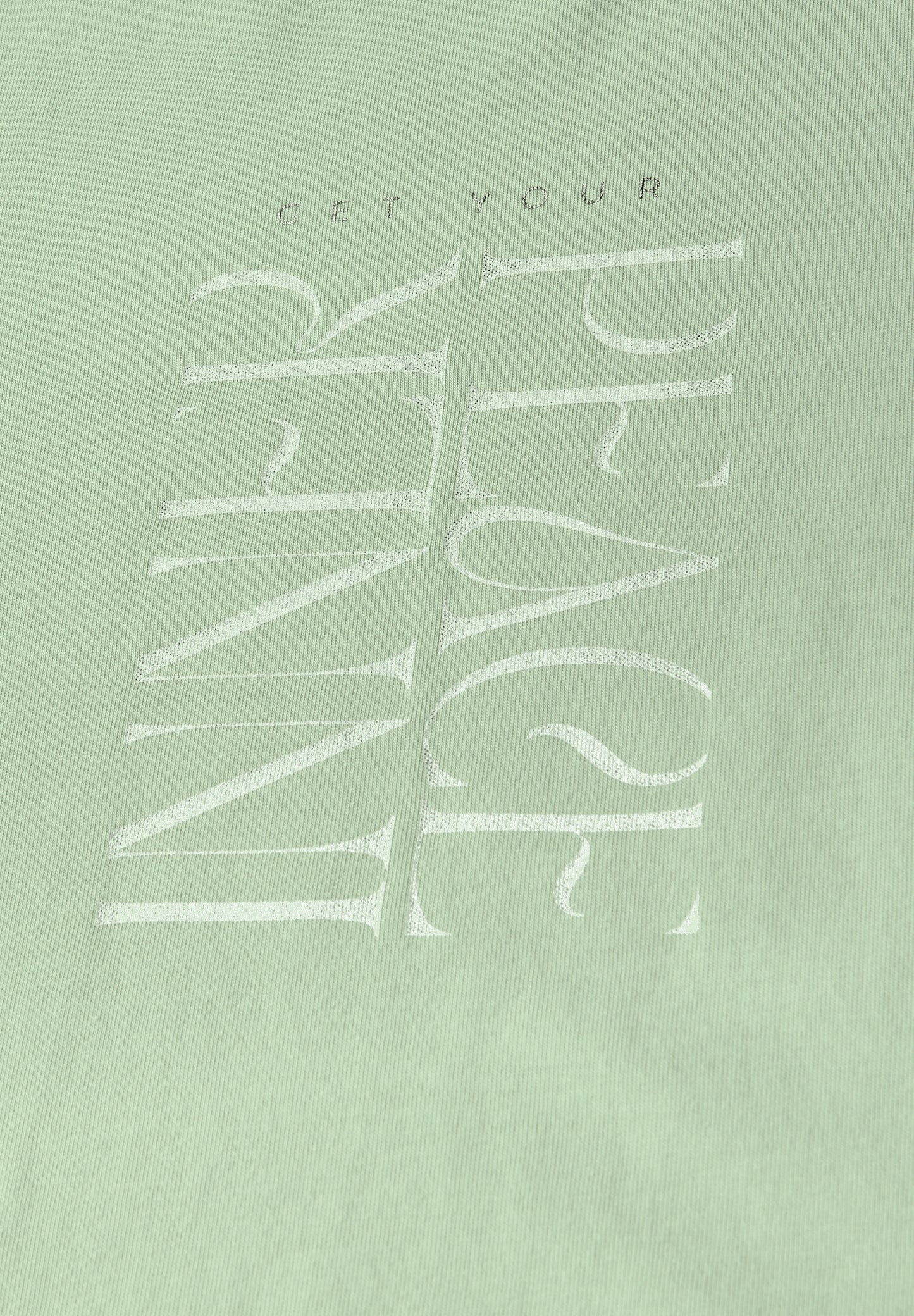 Street One T-Shirt mit Wording Print - Farbe: soft jade green