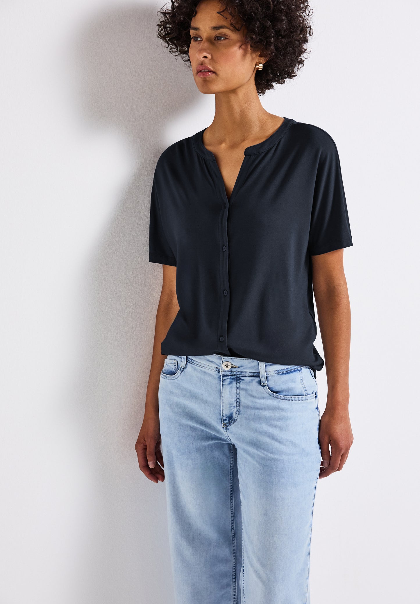 Street One Shirt im Tunika-Look - Farbe: deepwater blue