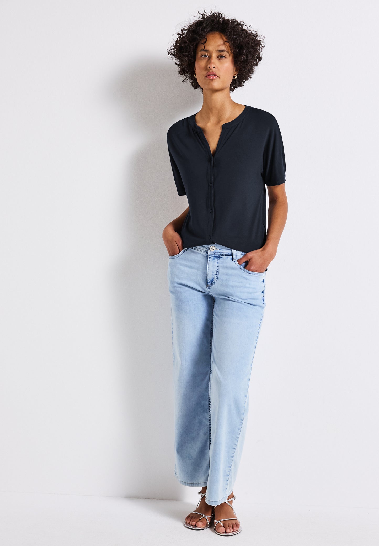 Street One Shirt im Tunika-Look - Farbe: deepwater blue