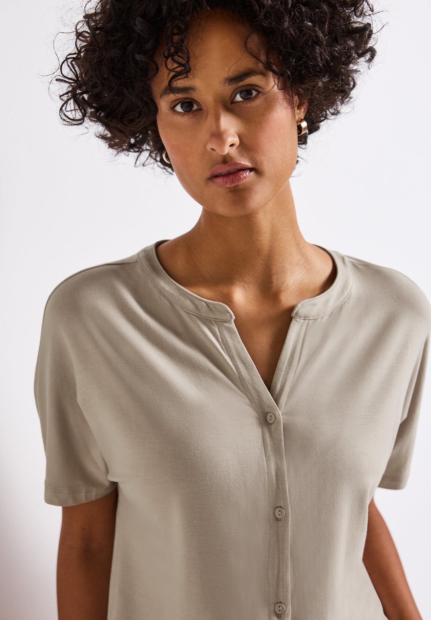 Street One Shirt im Tunika-Look - Farbe: morning beige