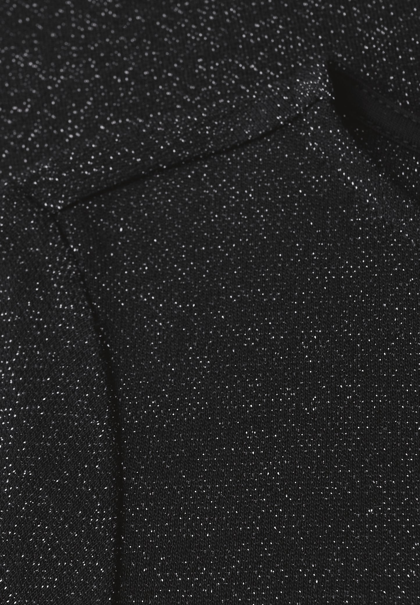 Street One Glitzerndes Langarmshirt - Farbe: Black
