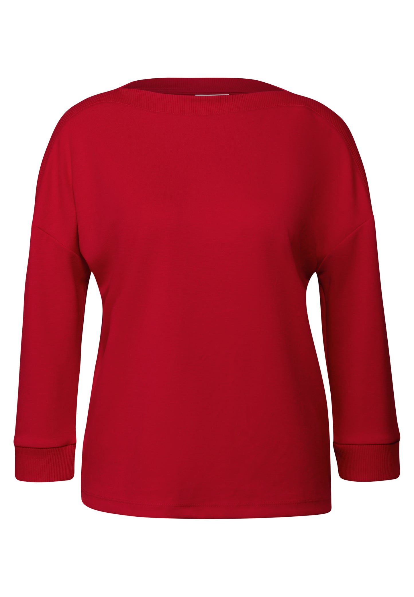 Street One Shirt mit U-Boot-Ausschnitt - Farbe: racing red