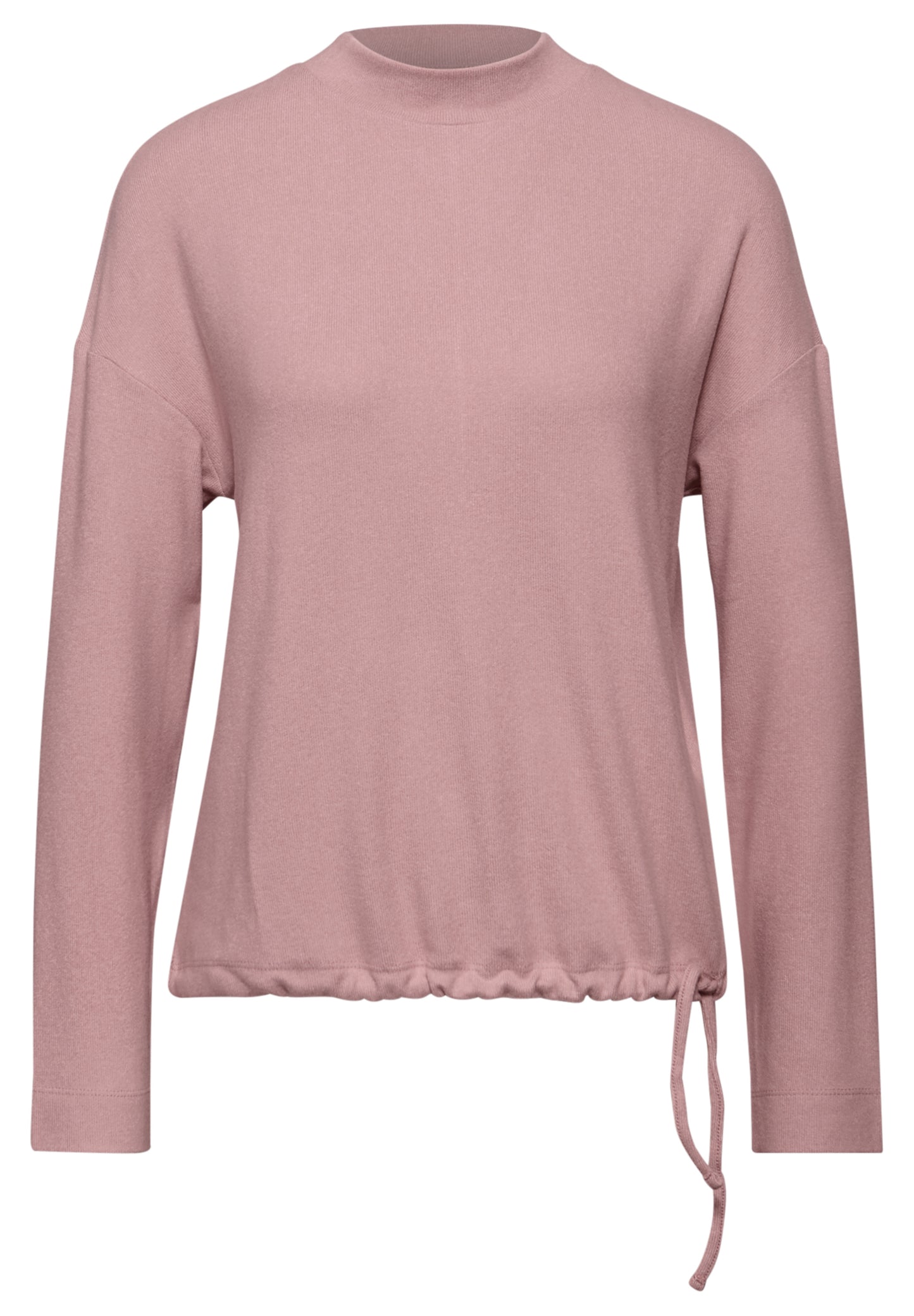 Street One Softes Turtleneck Shirt - Farbe: powder pink mel.
