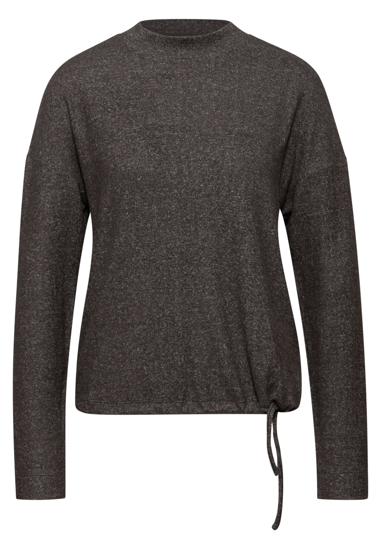 Street One Softes Turtleneck Shirt - Farbe: rustic brown mel.