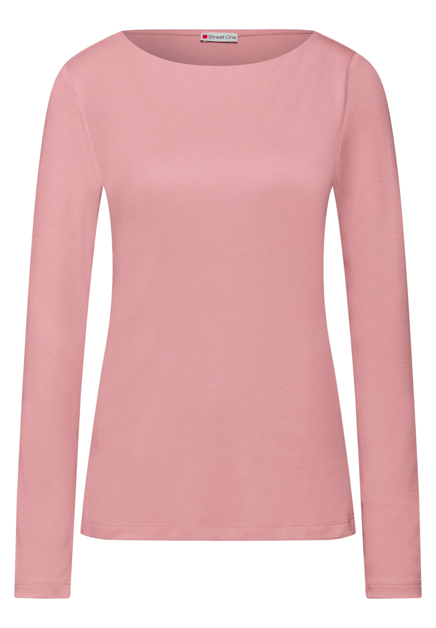 Street One Basic Langarmshirt - Farbe: powder pink