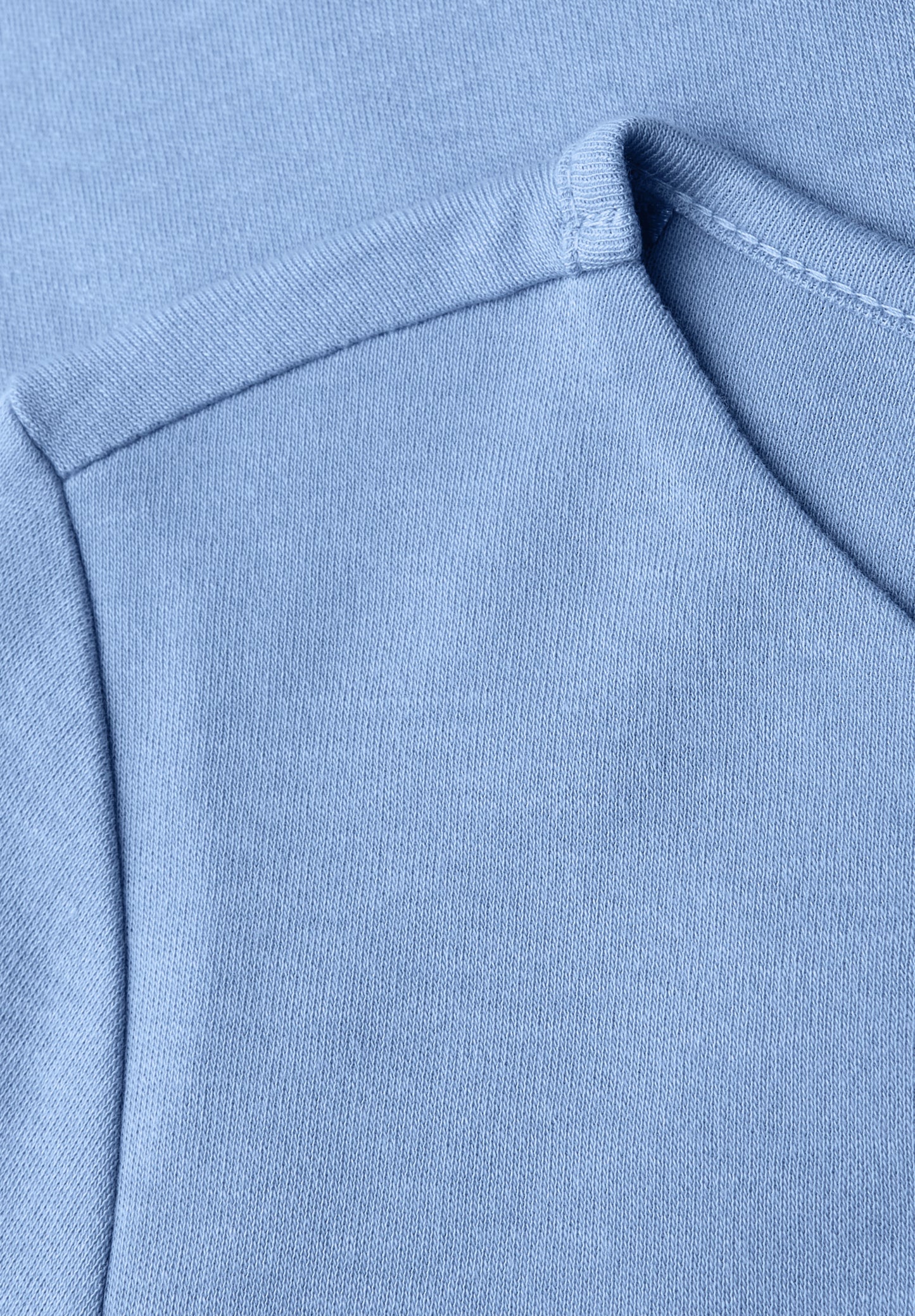 Street One Basic Langarmshirt - Farbe: frosted blue