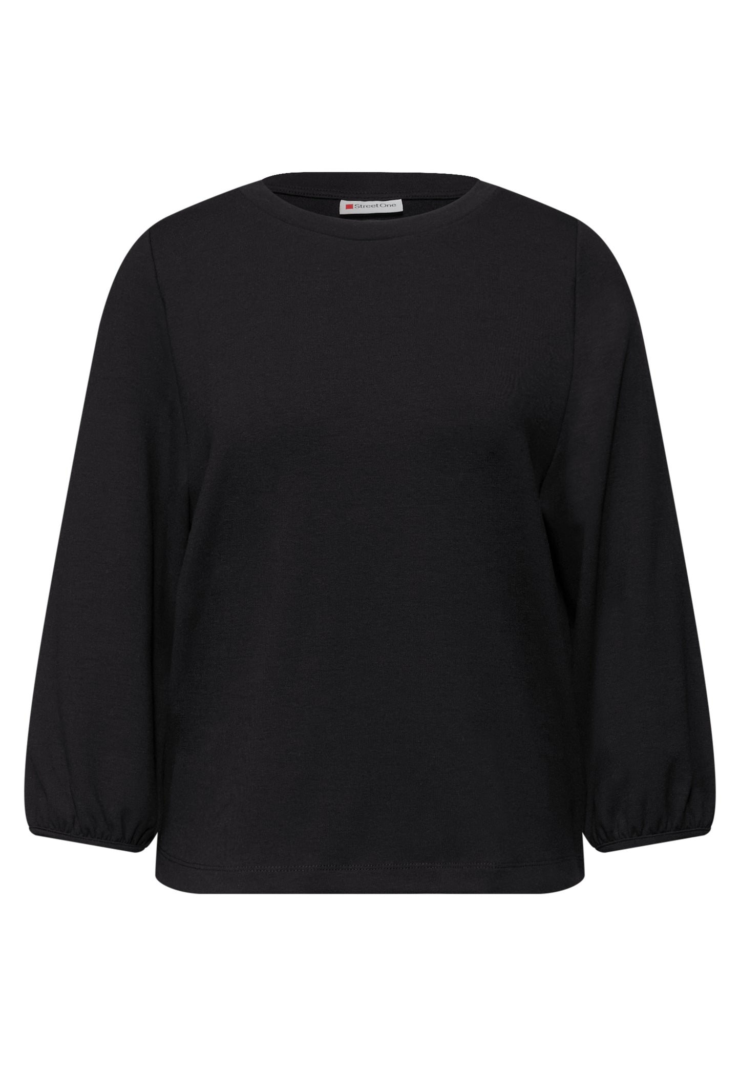 Street One - Jacquard Shirt - Farbe: Black