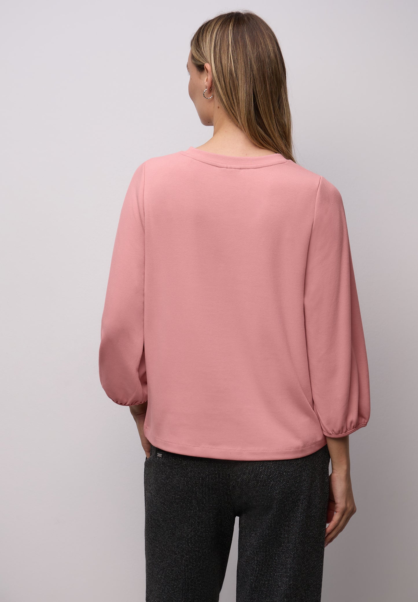 Street One - Jacquard Shirt - Farbe: powder pink