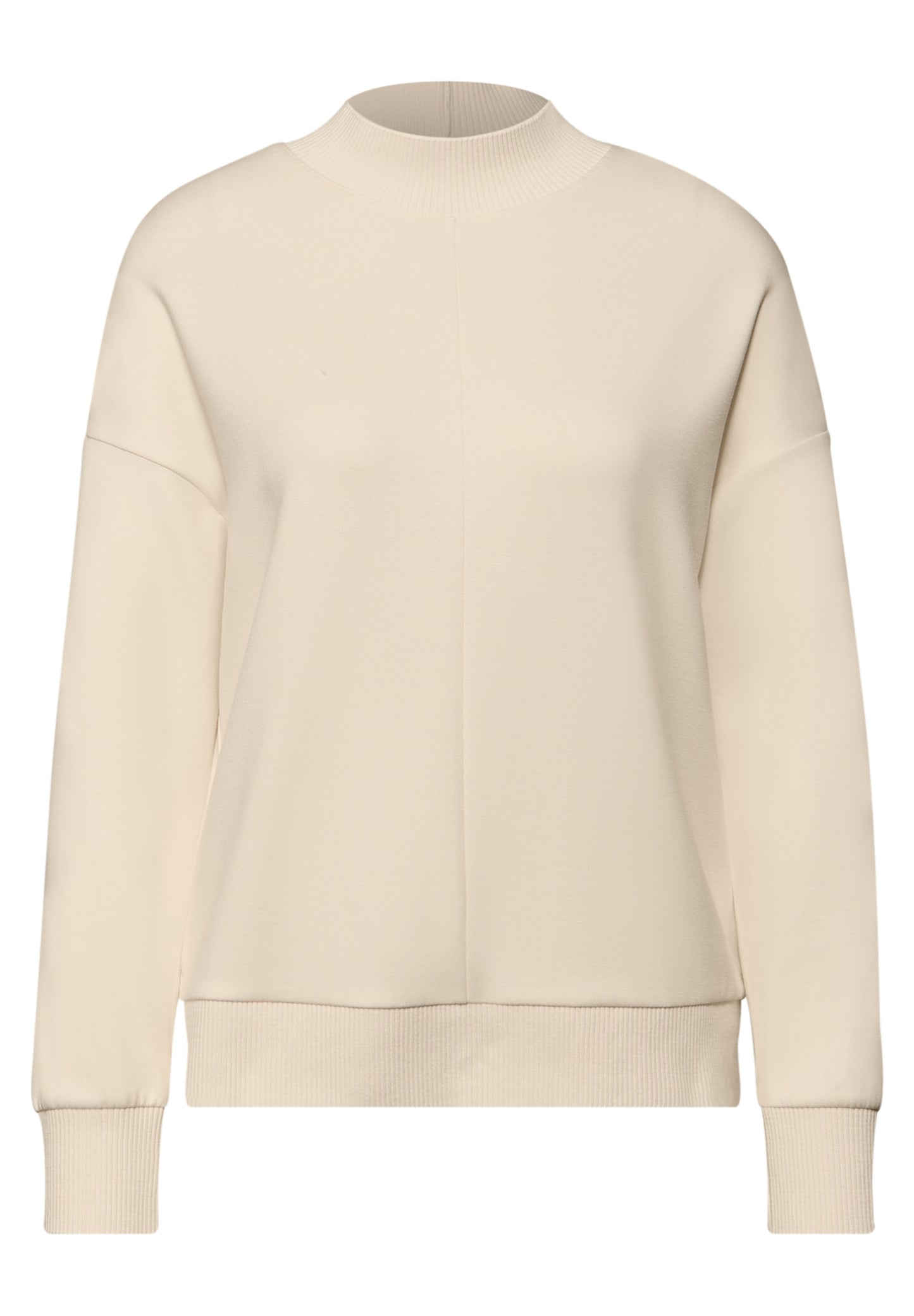 Street One - Shirt mit Ripp-Details - Farbe: soft beige