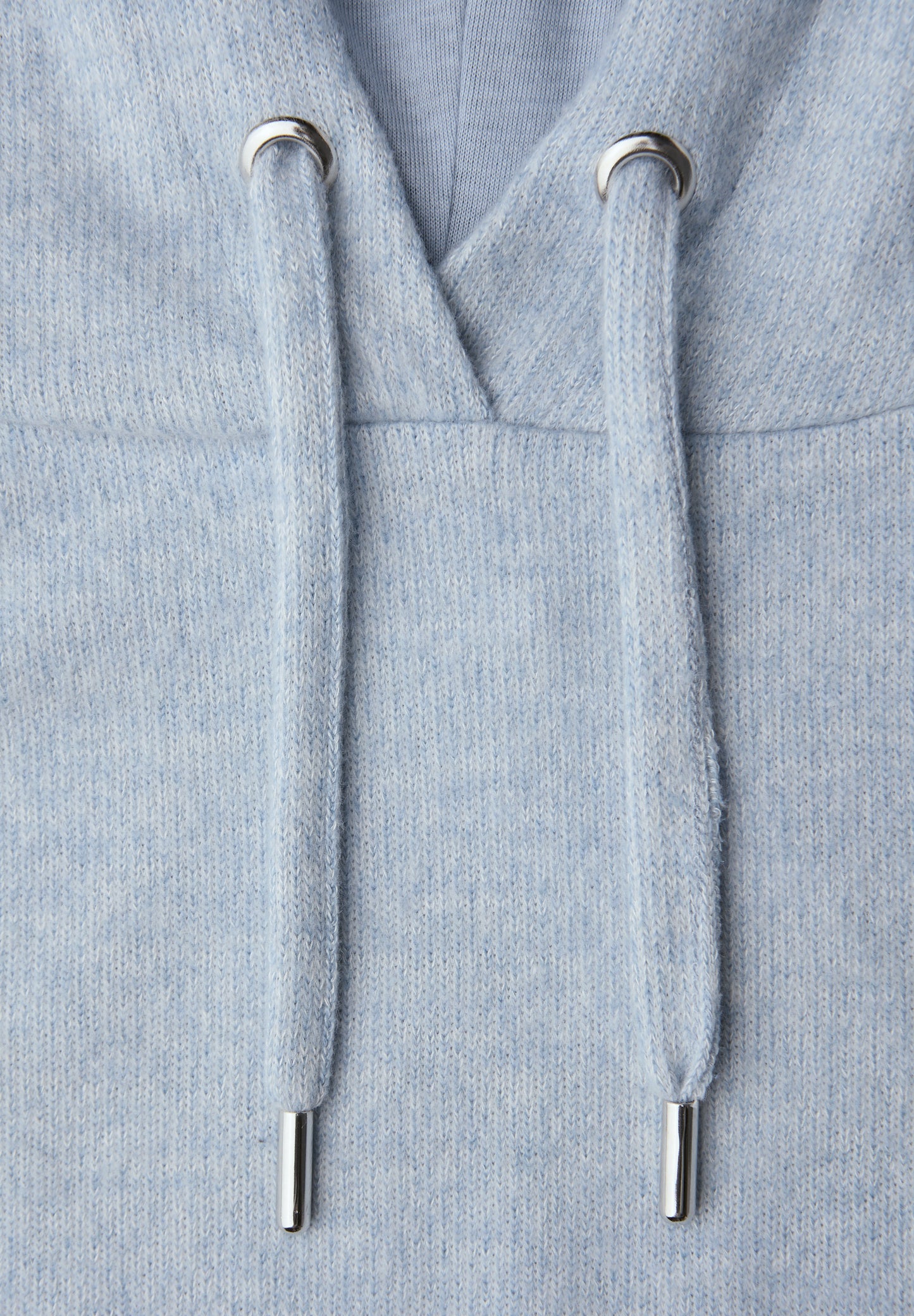 Street One - Melange Hoodie Shirt - Farbe: frosted blue mel.
