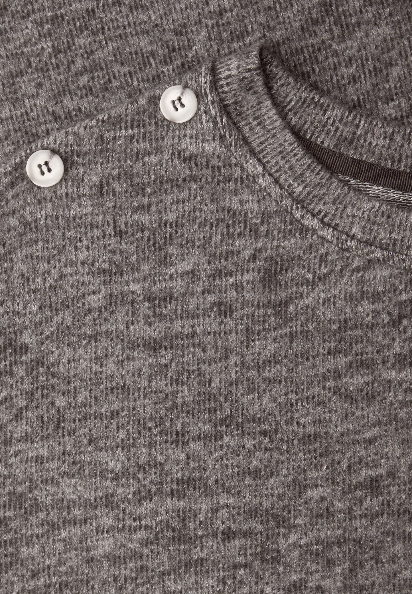 Street One - Softes Shirt mit Knöpfen - Farbe: rustic brown mel.