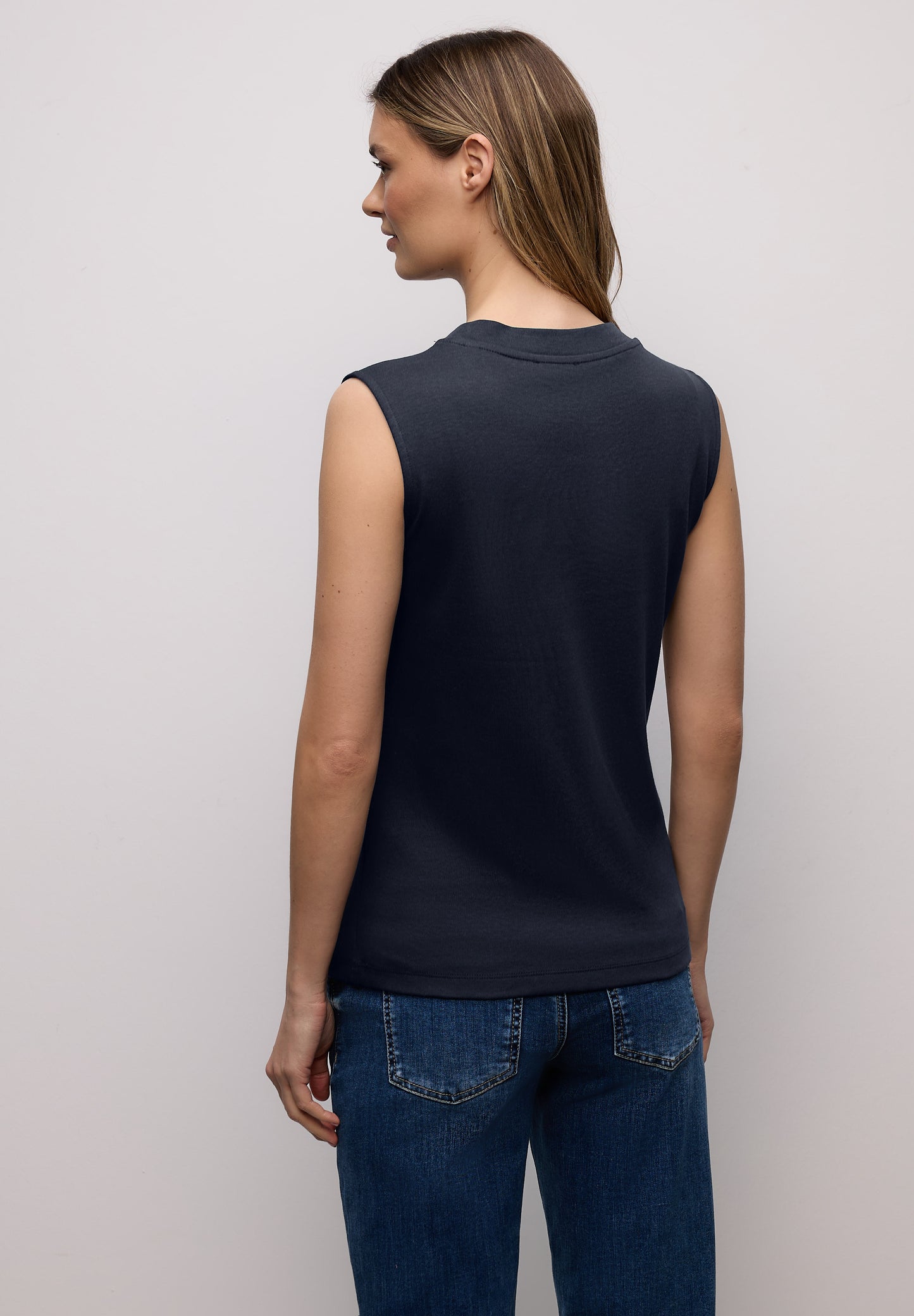 Street One - Basic Top - Farbe: shadowed navy