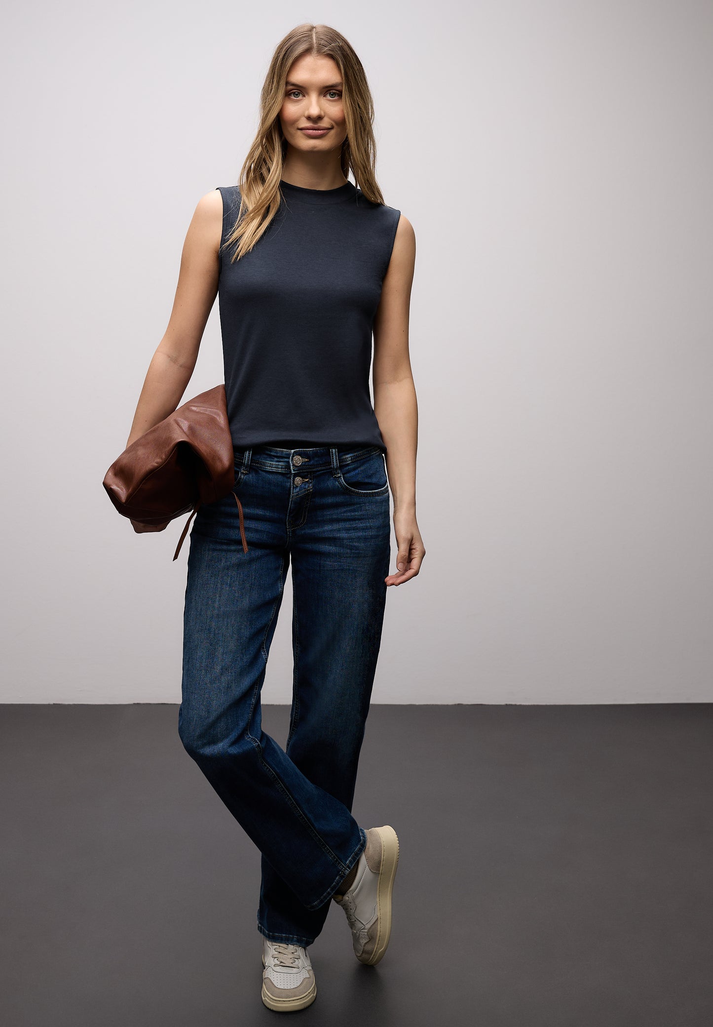 Street One - Basic Top - Farbe: shadowed navy