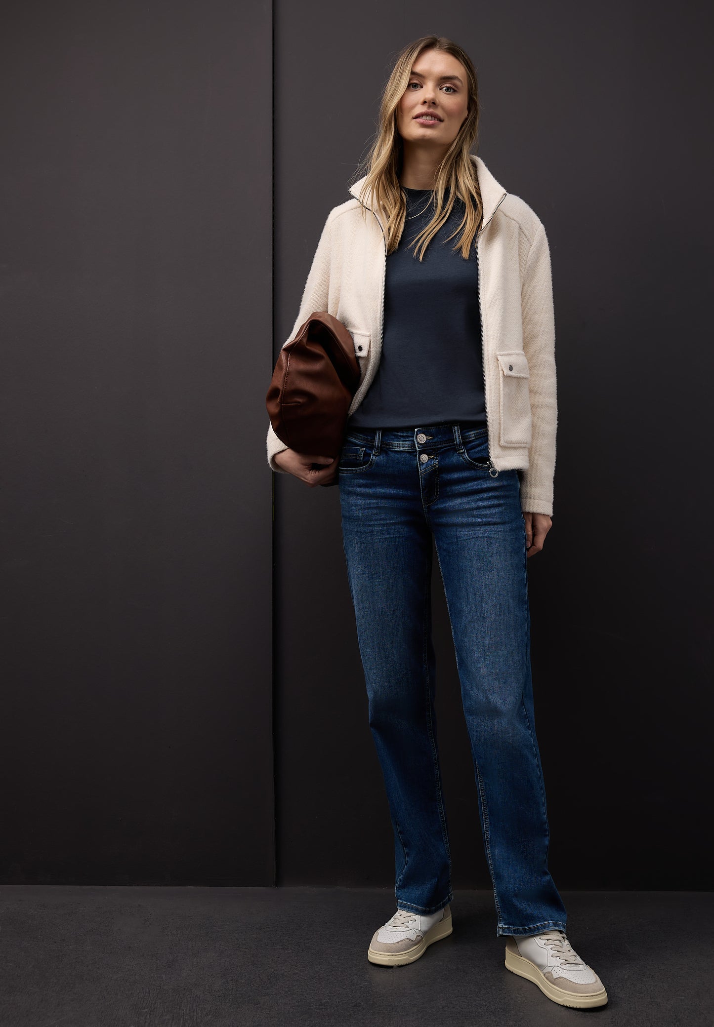 Street One - Basic Top - Farbe: shadowed navy