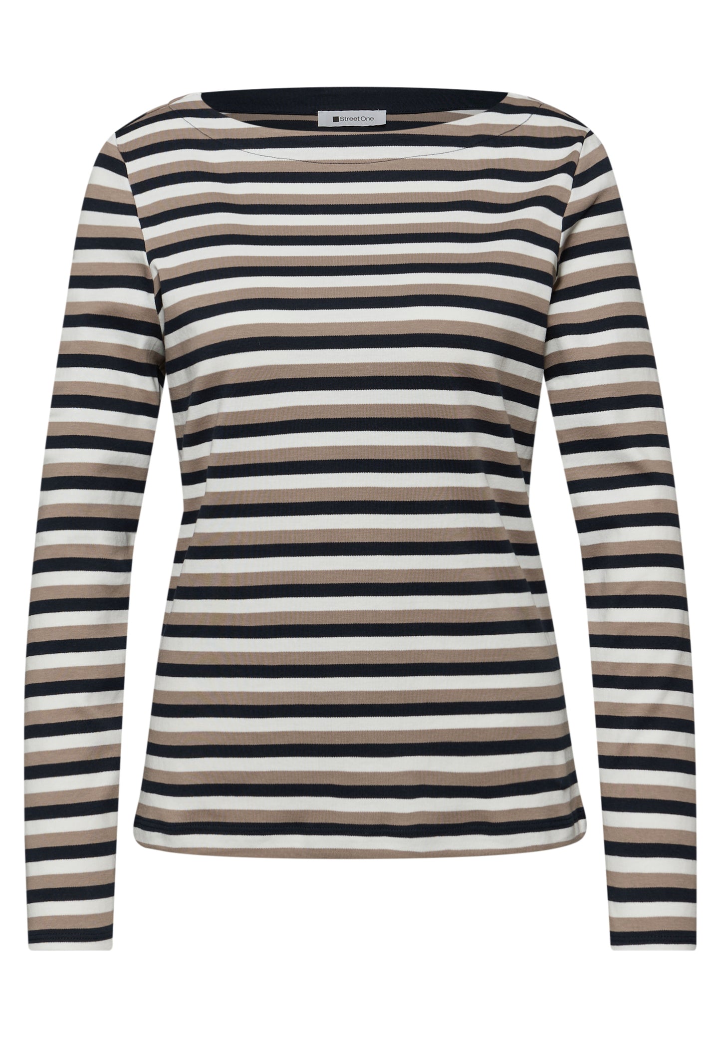 Street One - Damen Streifen Shirt - Blau