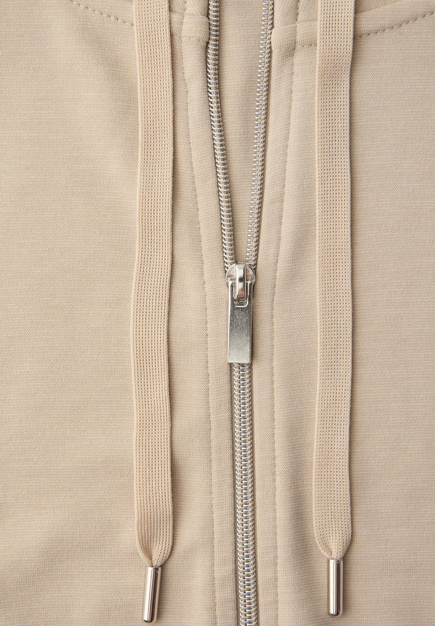 Street One Damen Shirtjacke mit Reißverschluss - beige