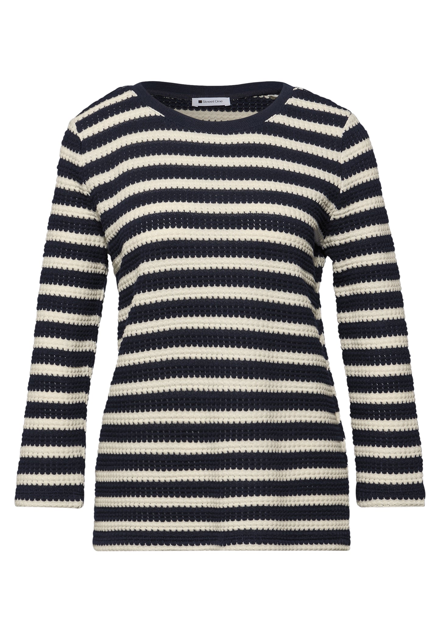 Street One Damen Shirt mit Muster - Blau