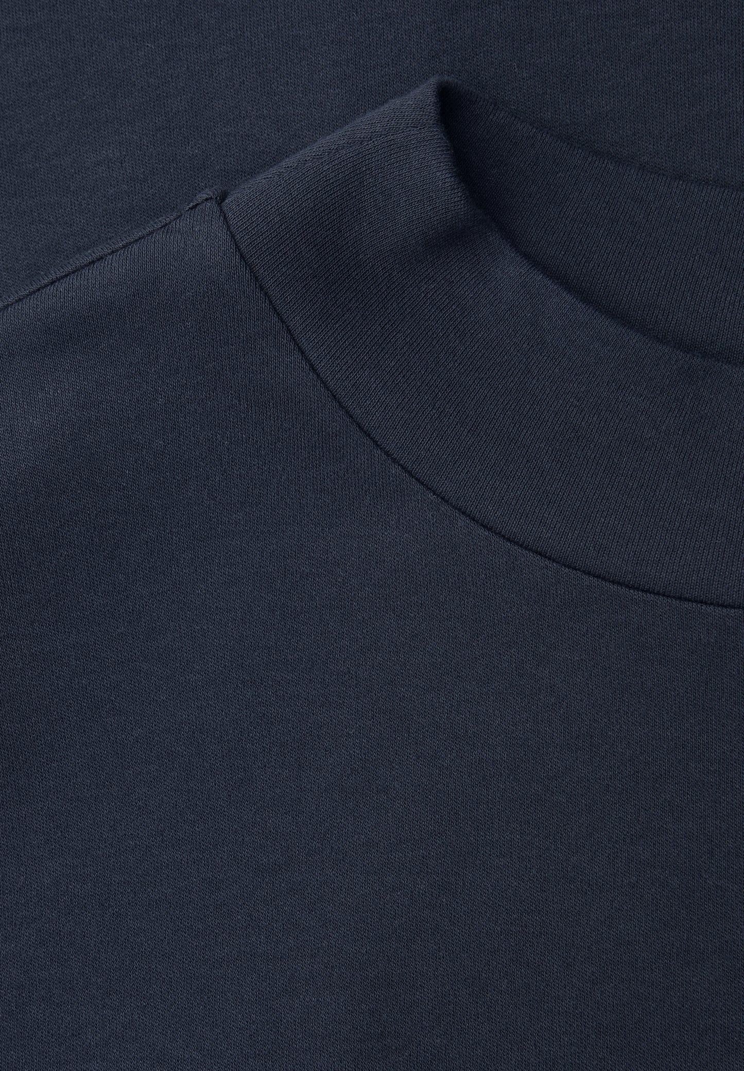 Street One - Basic T-Shirt mit Turtle Neck - Farbe: shadowed navy