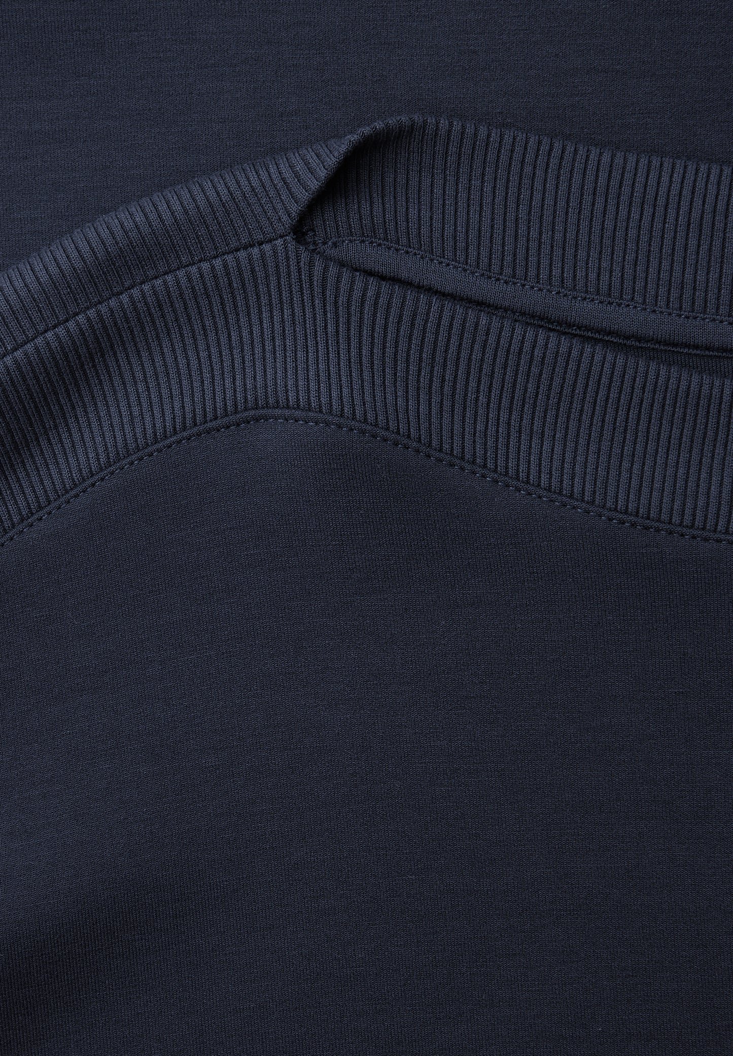 Street One - Dropped Shoulder Shirt mit Rippdetail - Farbe: shadowed navy
