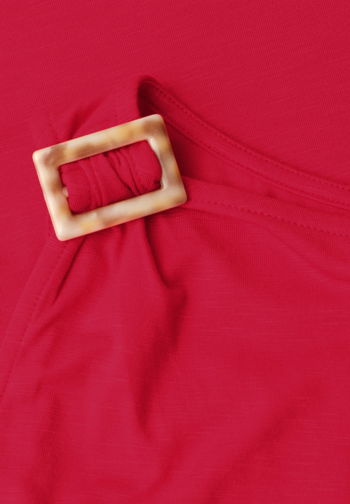 Street One - Top mit Rundhals und Schulterdetail - Farbe: salsa red