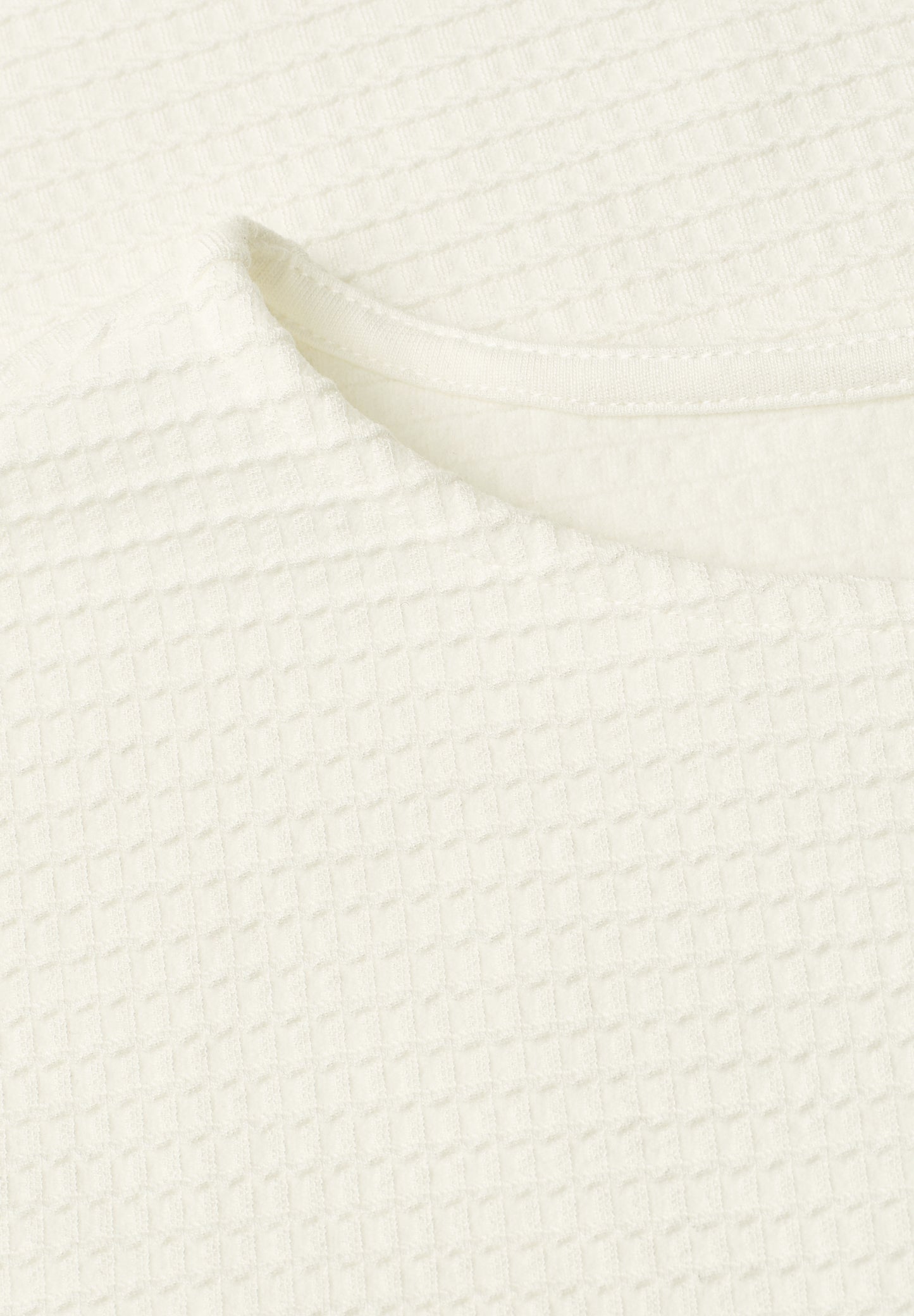 Street One - Dropped Shoulder Shirt mit Struktur - Farbe: off white