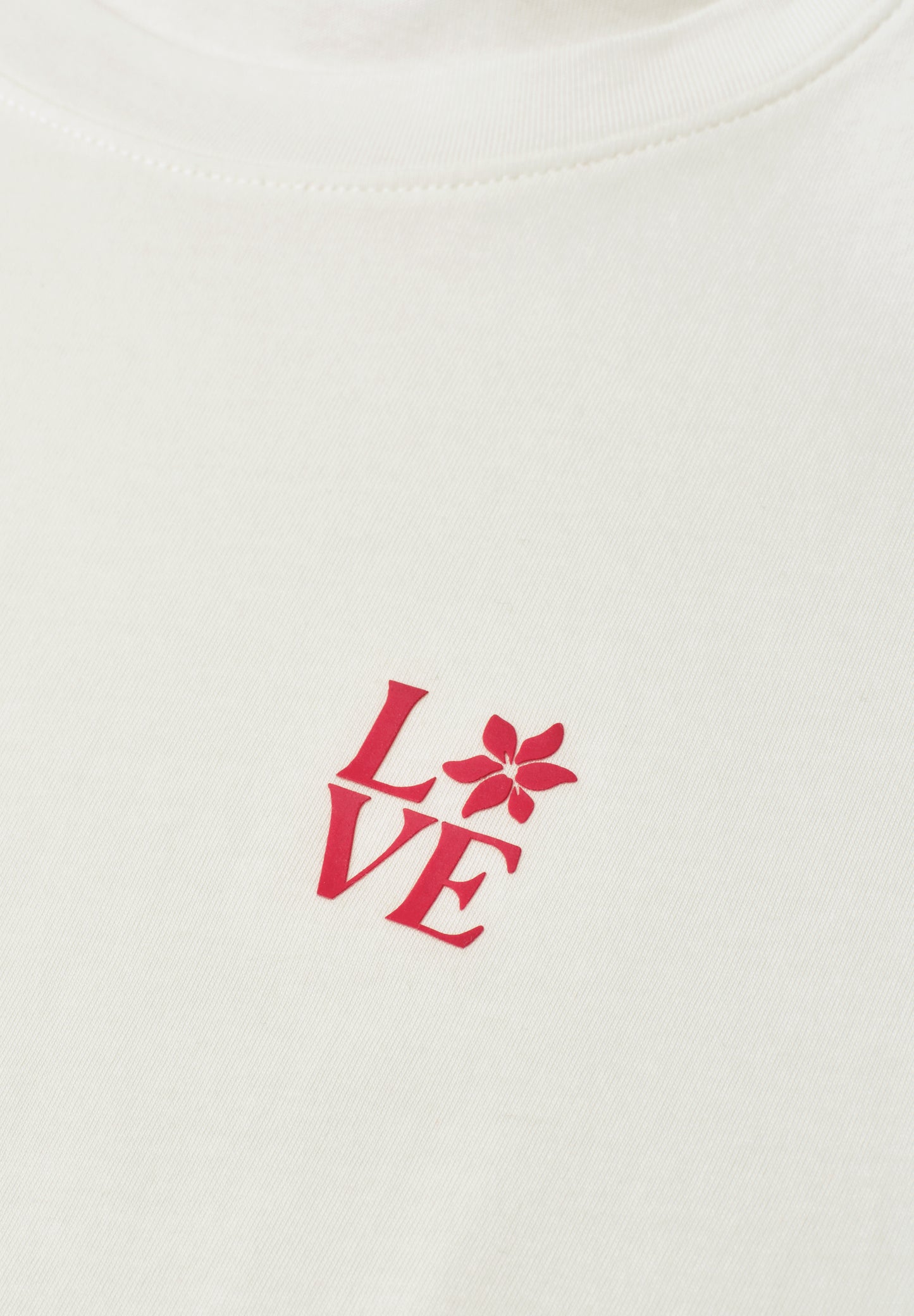 Street One - T-Shirt mit Rundhals und Printdetail - Farbe: off white