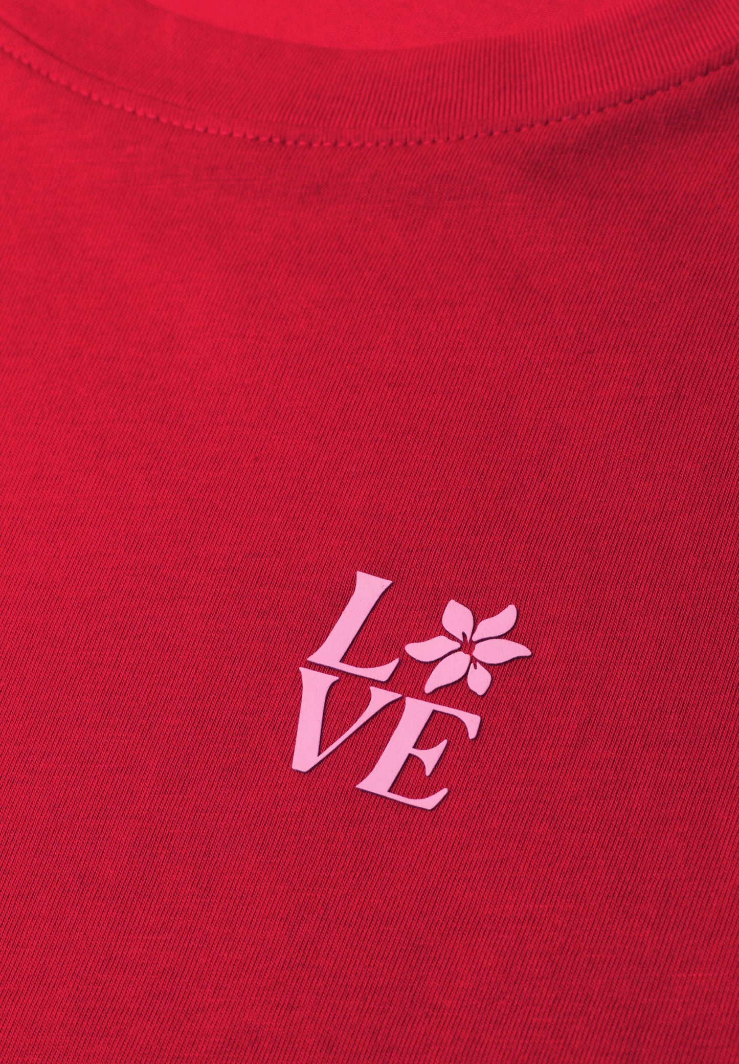 Street One - T-Shirt mit Rundhals und Printdetail - Farbe: salsa red