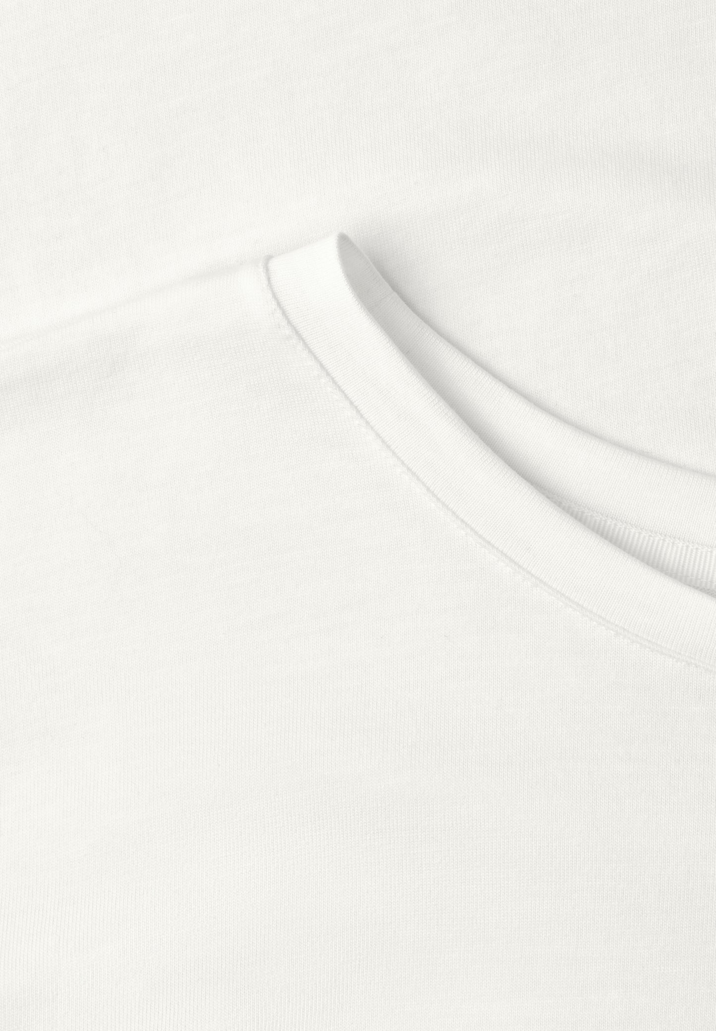 Street One - T-Shirt mit Rundhals und Spitze - Farbe: off white