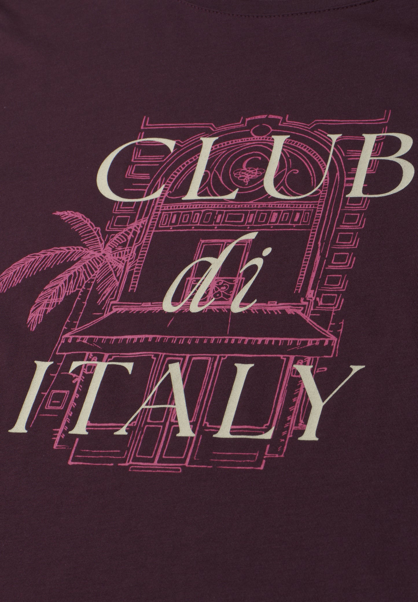 Street One - T-Shirt mit Rundhals und Artwork - Farbe: rustic rouge