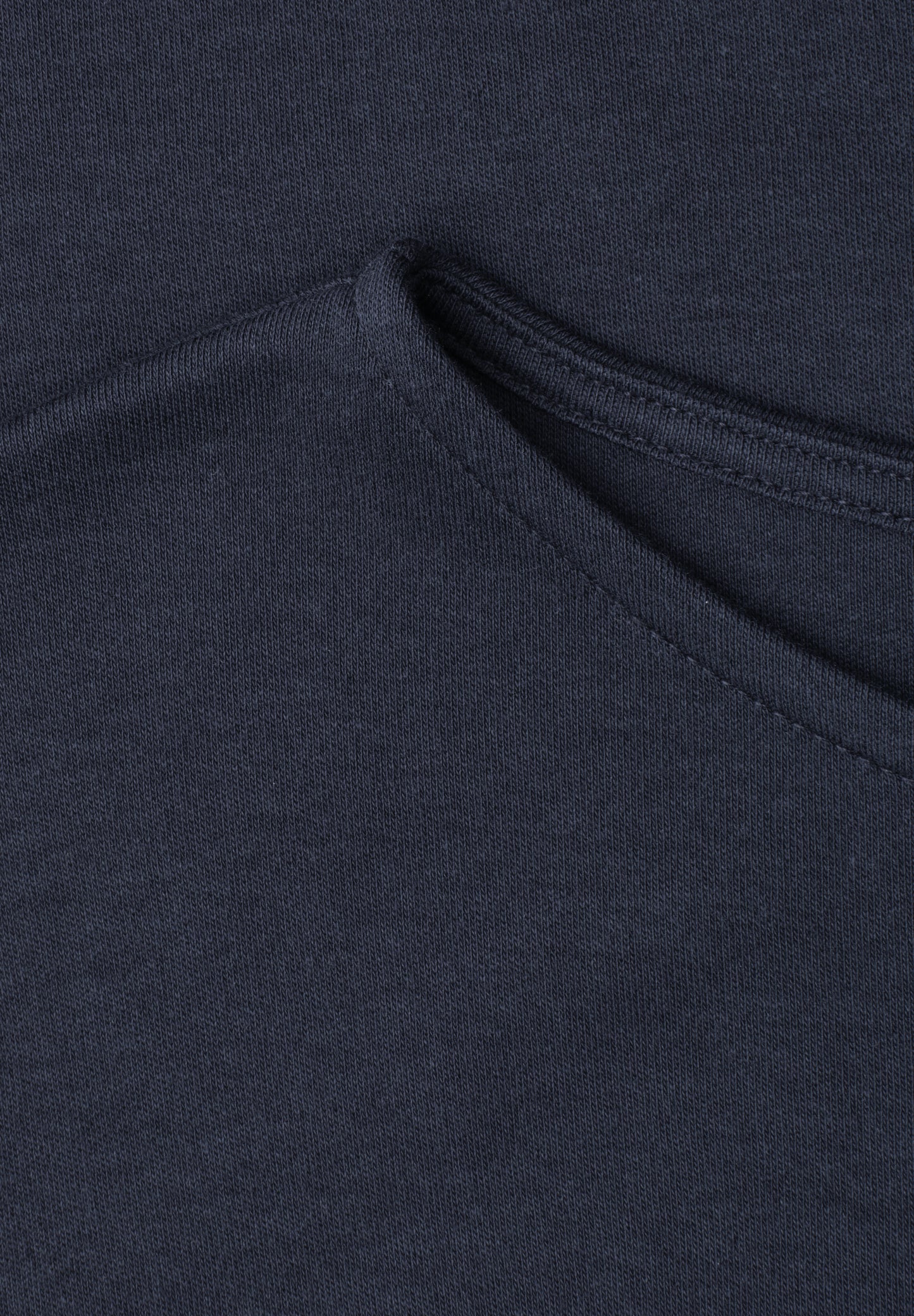 Street One - Basic Shirt mit Boat Neck und Elastikbund - Farbe: darkest blue