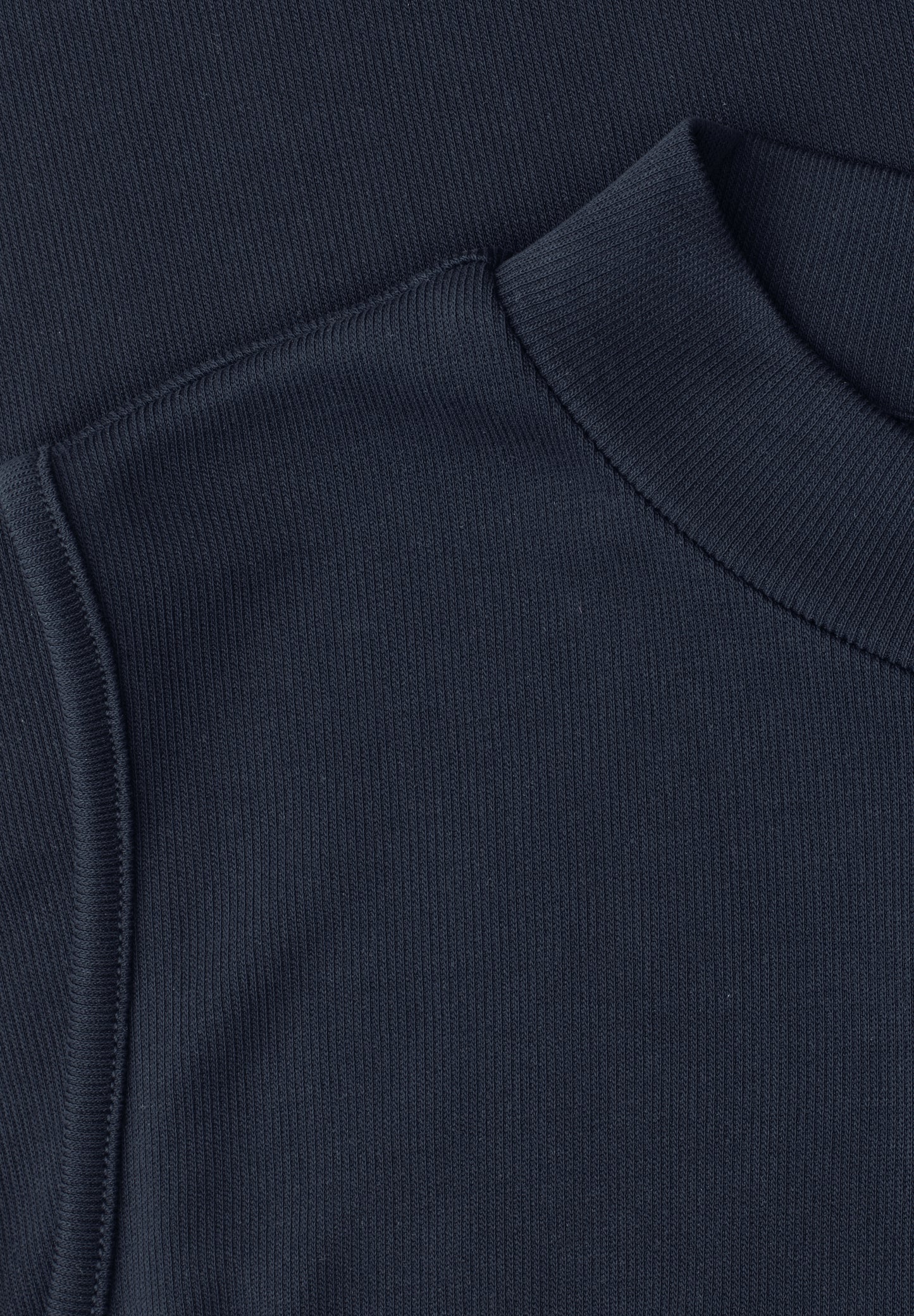 Street One - Top im Silk-Look mit Turtle Neck - Farbe: dunkel Blau