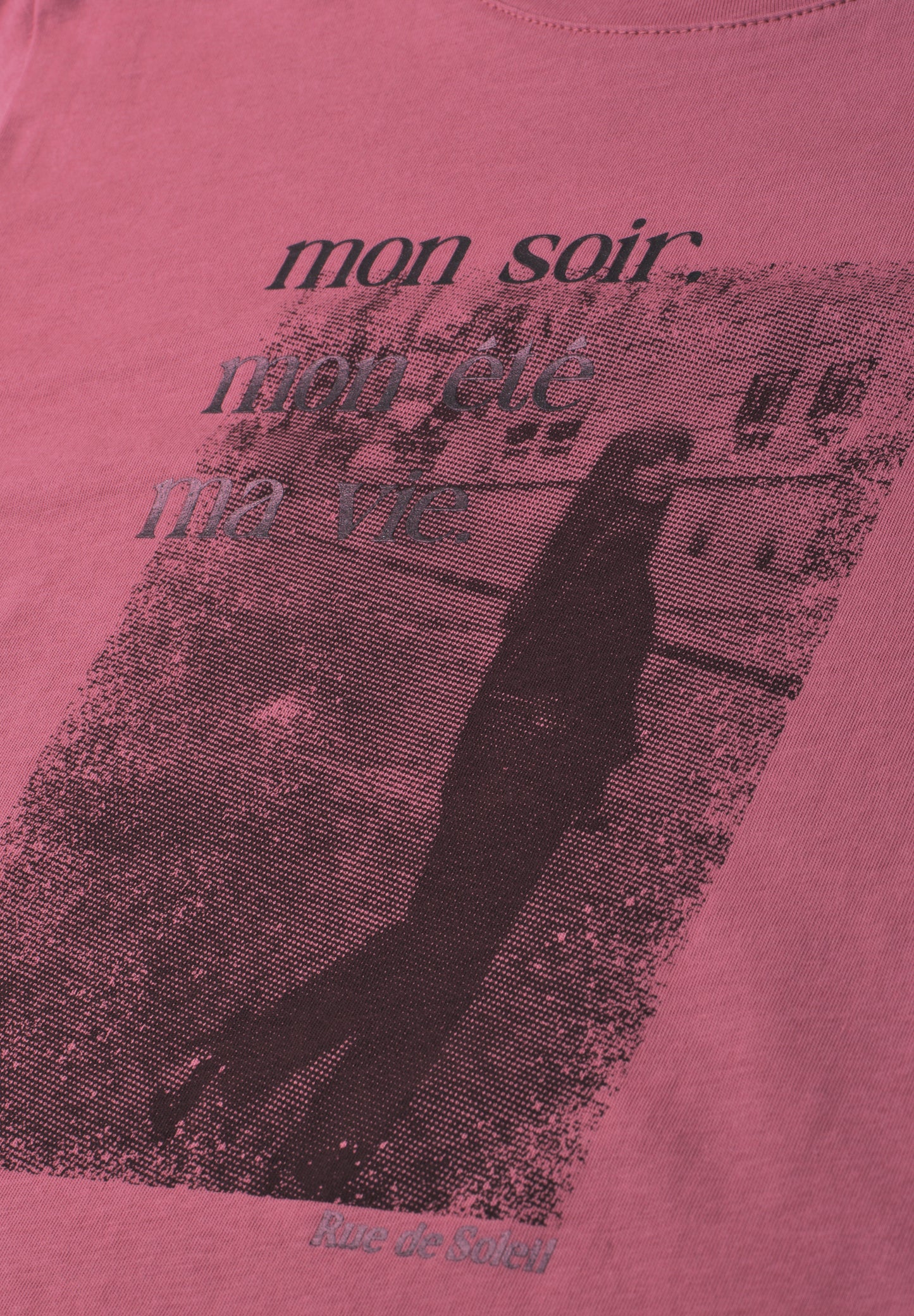 Street One - T-Shirt mit Rundhals und Fotoprint - Farbe: blush berry