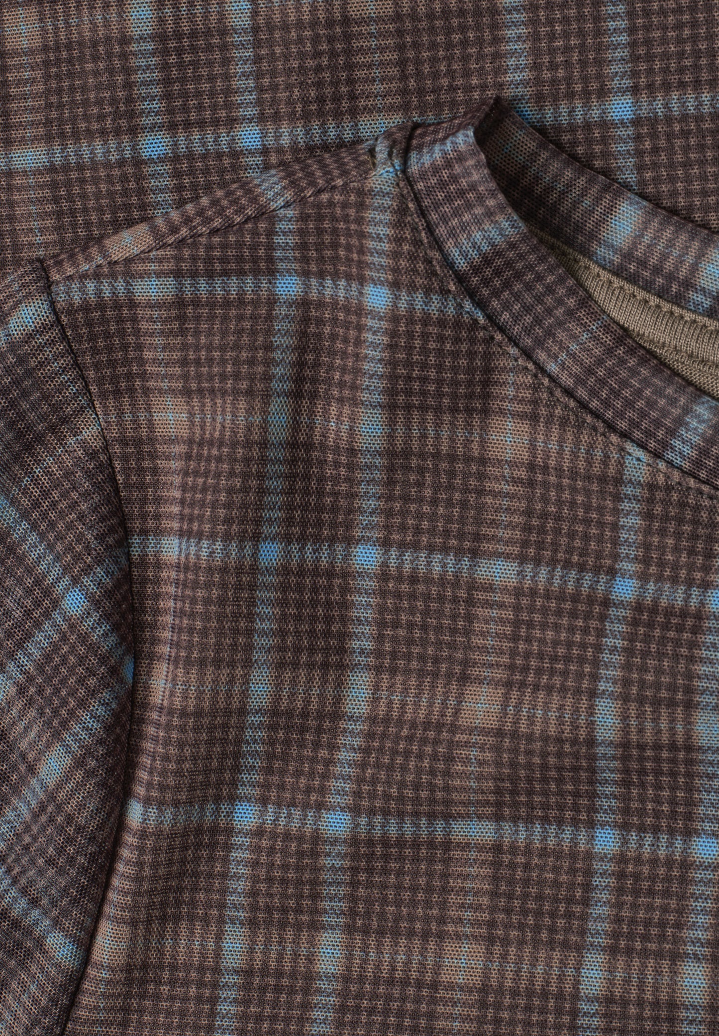 Street One - 3/4-Arm Shirt aus Mesh mit Print - Farbe: silk brown