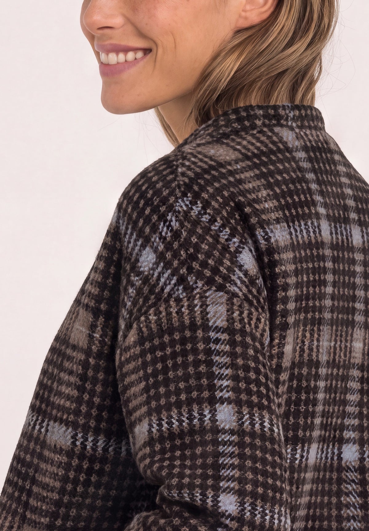 Street One - Jacke mit Rundhals und Cord-Struktur - Farbe: silk brown