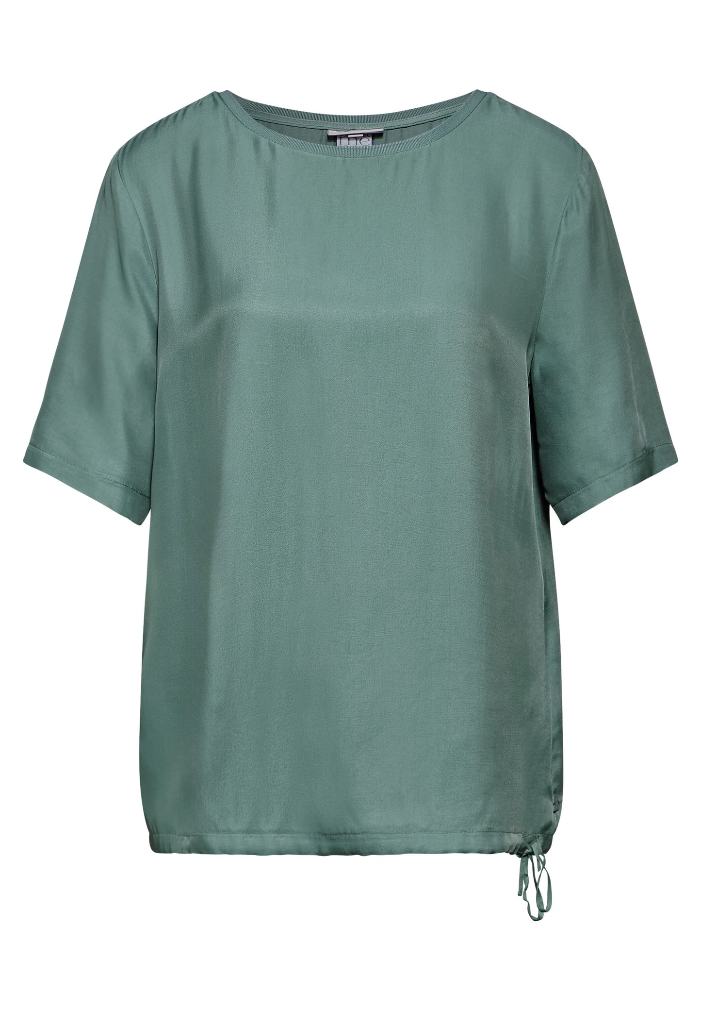 Street One - T-Shirt mit Tunnelzug - seafoam green