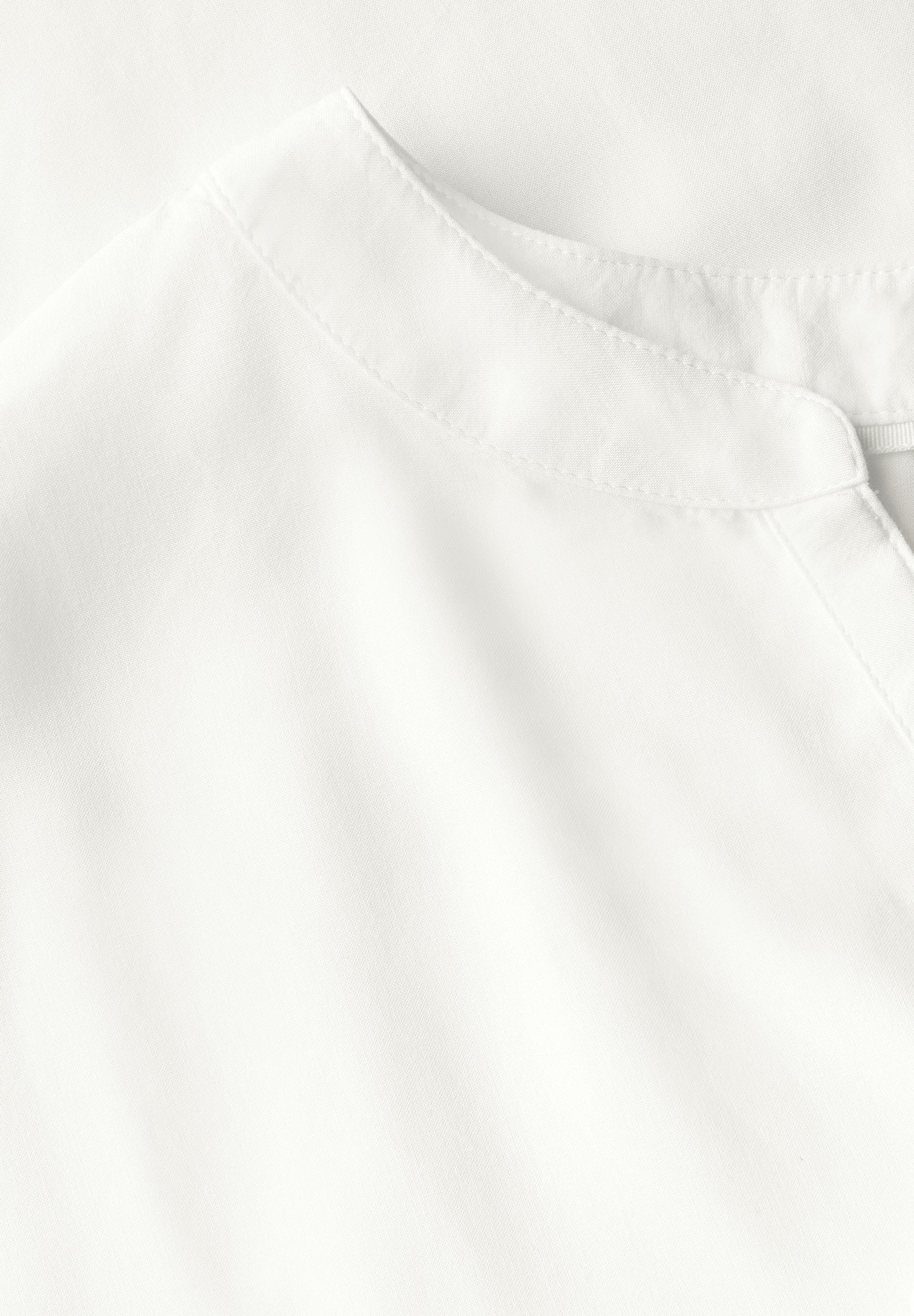 Street One Split Neck Bluse in Unifarbe - Farbe: off white