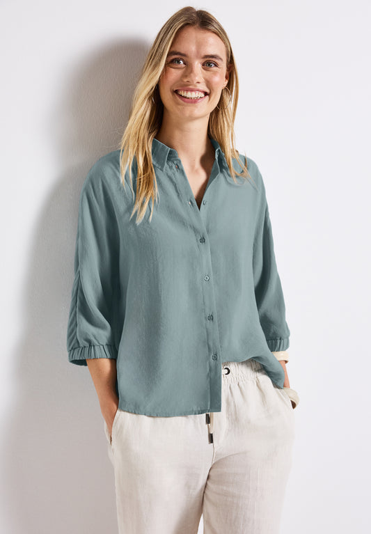 Street One Dolman Hemdbluse - Farbe: arona blue